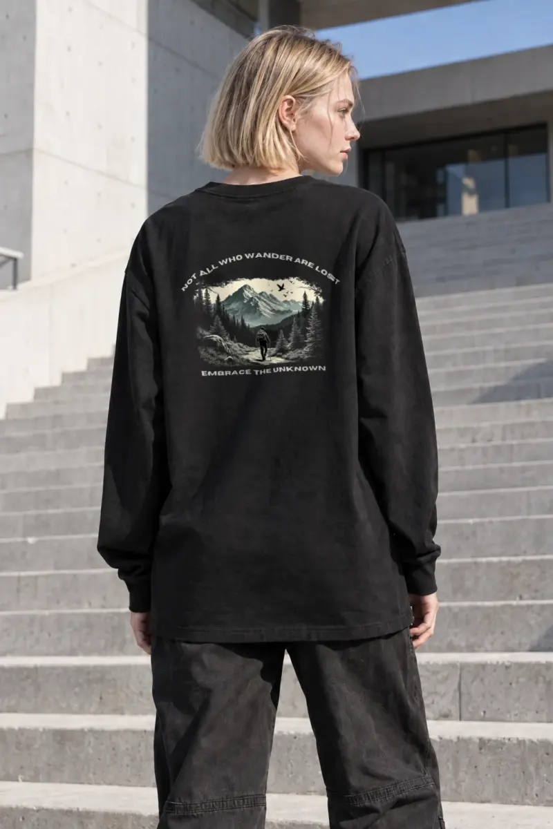 “Embrace The Unknown” Unisex Longsleeve T-shirt | Gildan 2400