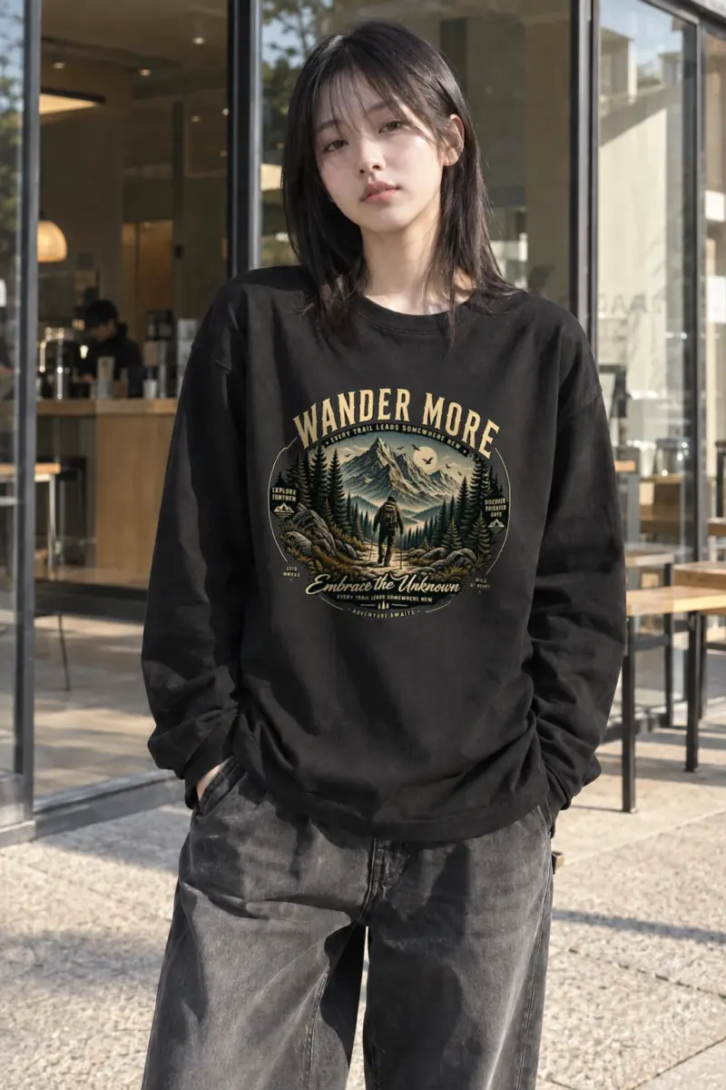 "Embrace The Unknown" Unisex Longsleeve T-shirt | Gildan 2400