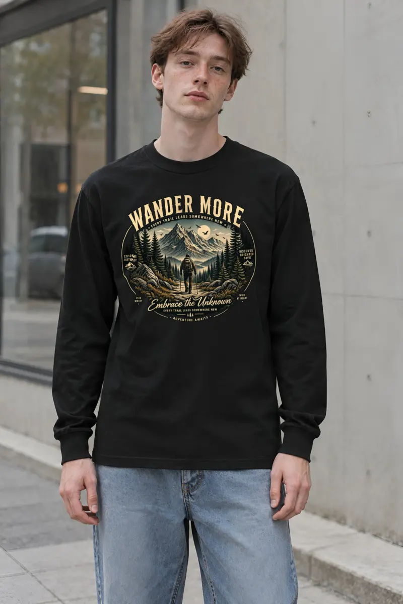 "Embrace The Unknown" Unisex Longsleeve T-shirt
