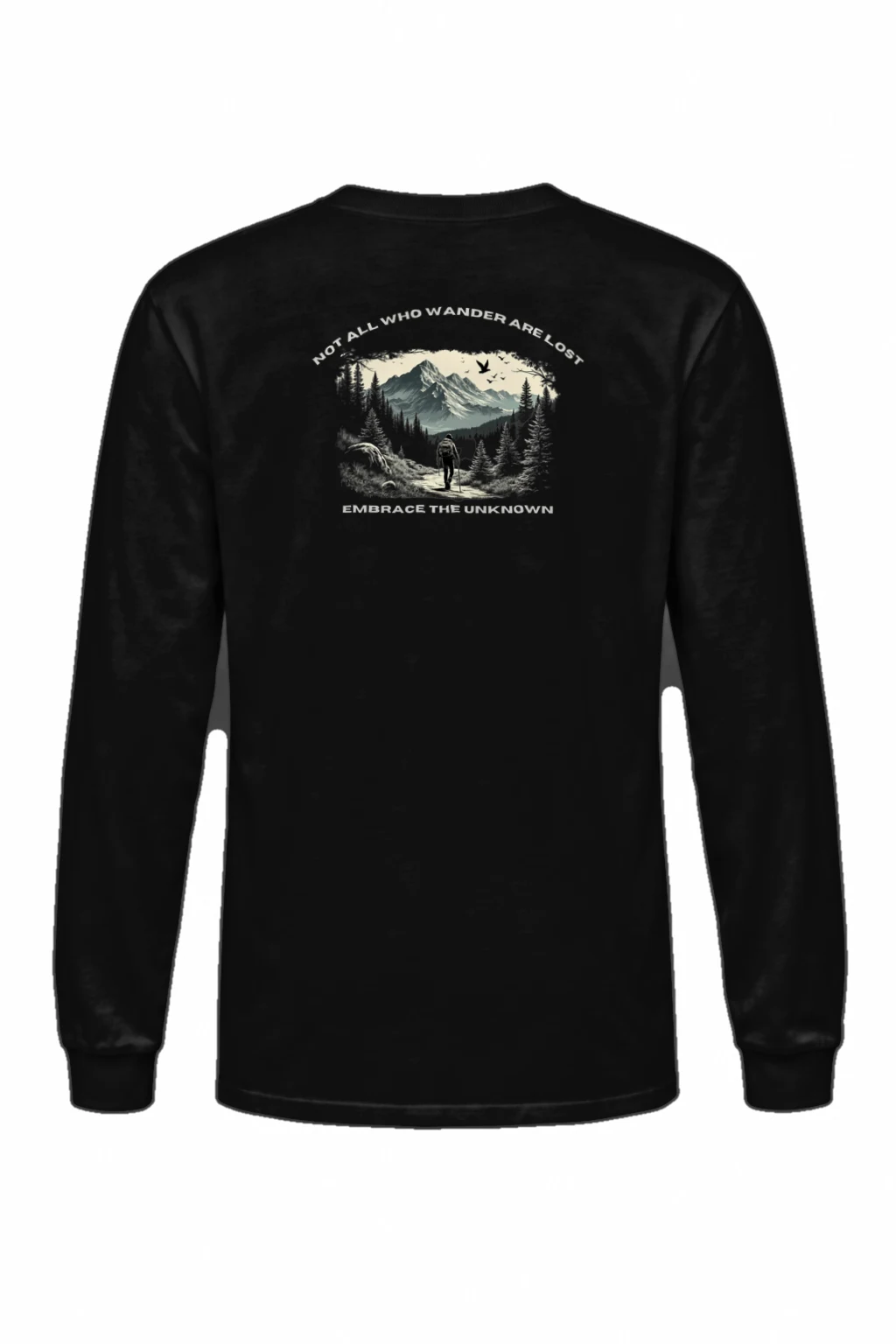 "Embrace The Unknown" Unisex Longsleeve T-shirt | Gildan 2400