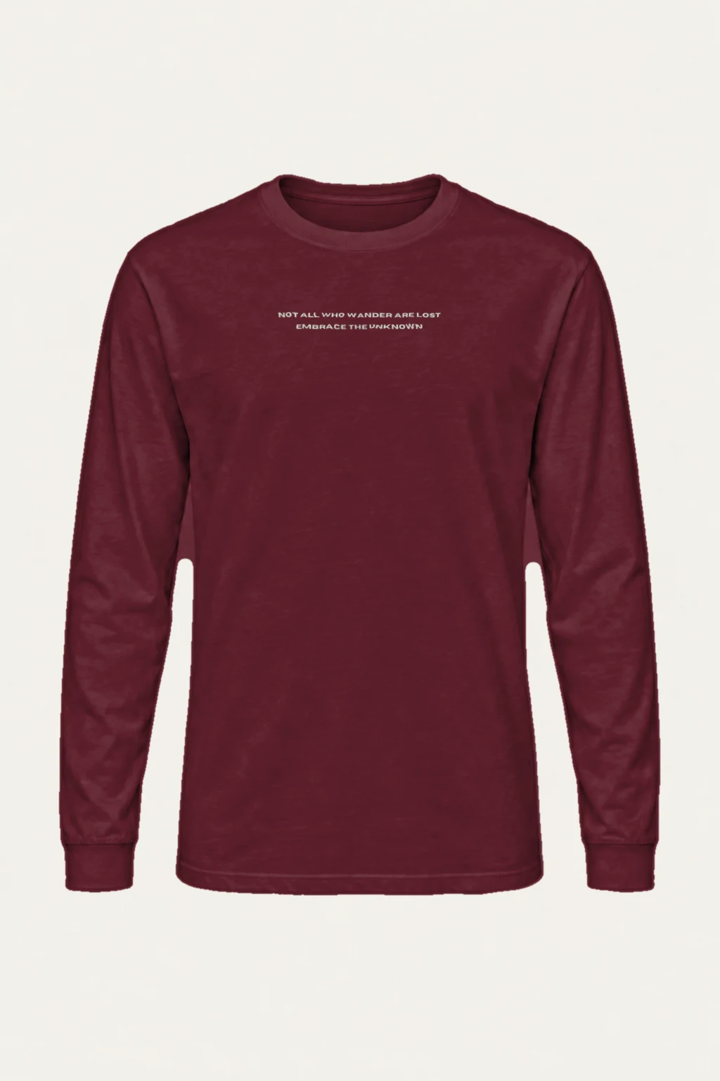 "Embrace The Unknown" Unisex Longsleeve T-shirt | Gildan 2400
