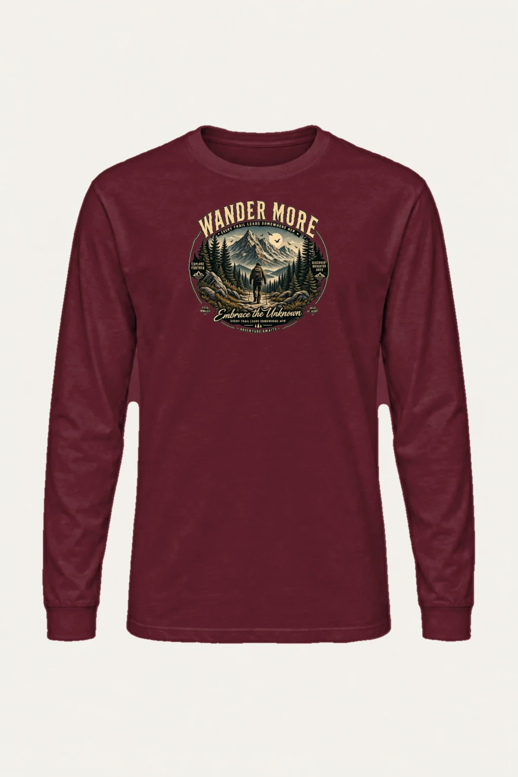 "Embrace The Unknown" Unisex Longsleeve T-shirt | Gildan 2400