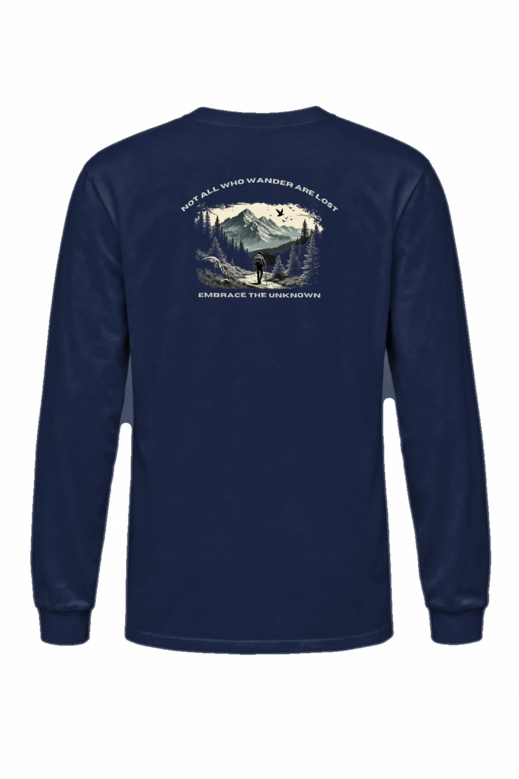 "Embrace The Unknown" Unisex Longsleeve T-shirt | Gildan 2400