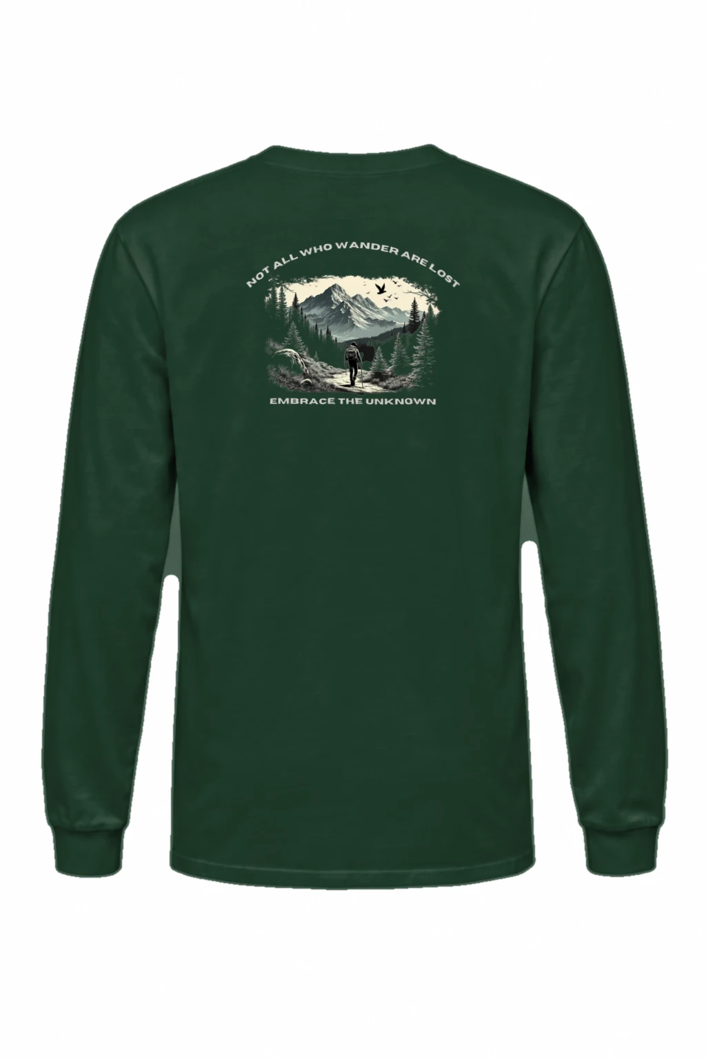 "Embrace The Unknown" Unisex Longsleeve T-shirt | Gildan 2400