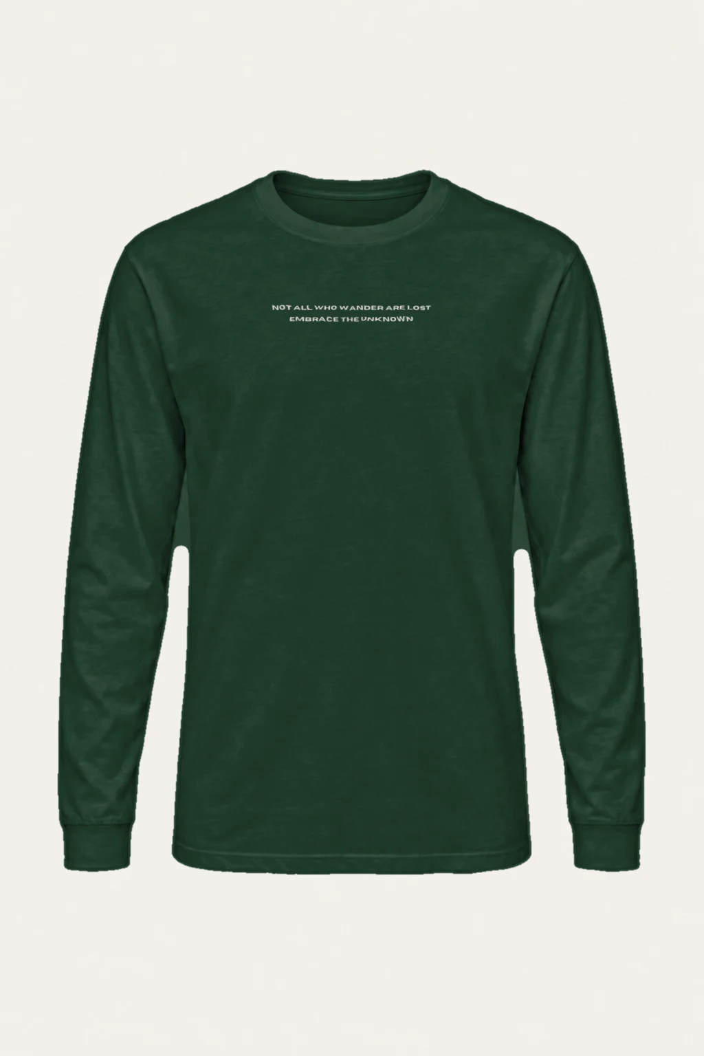 "Embrace The Unknown" Unisex Longsleeve T-shirt | Gildan 2400