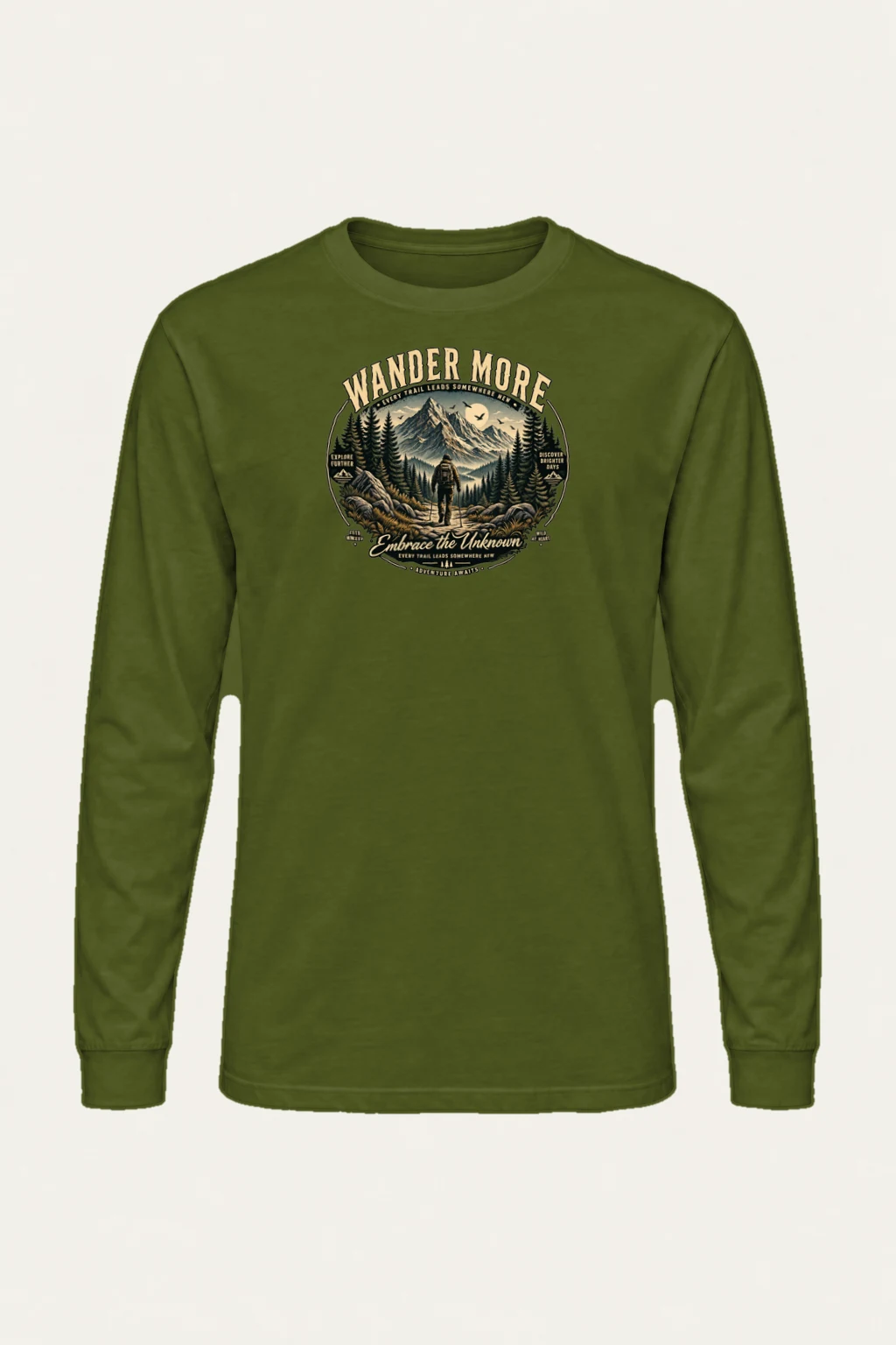 "Embrace The Unknown" Unisex Longsleeve T-shirt | Gildan 2400
