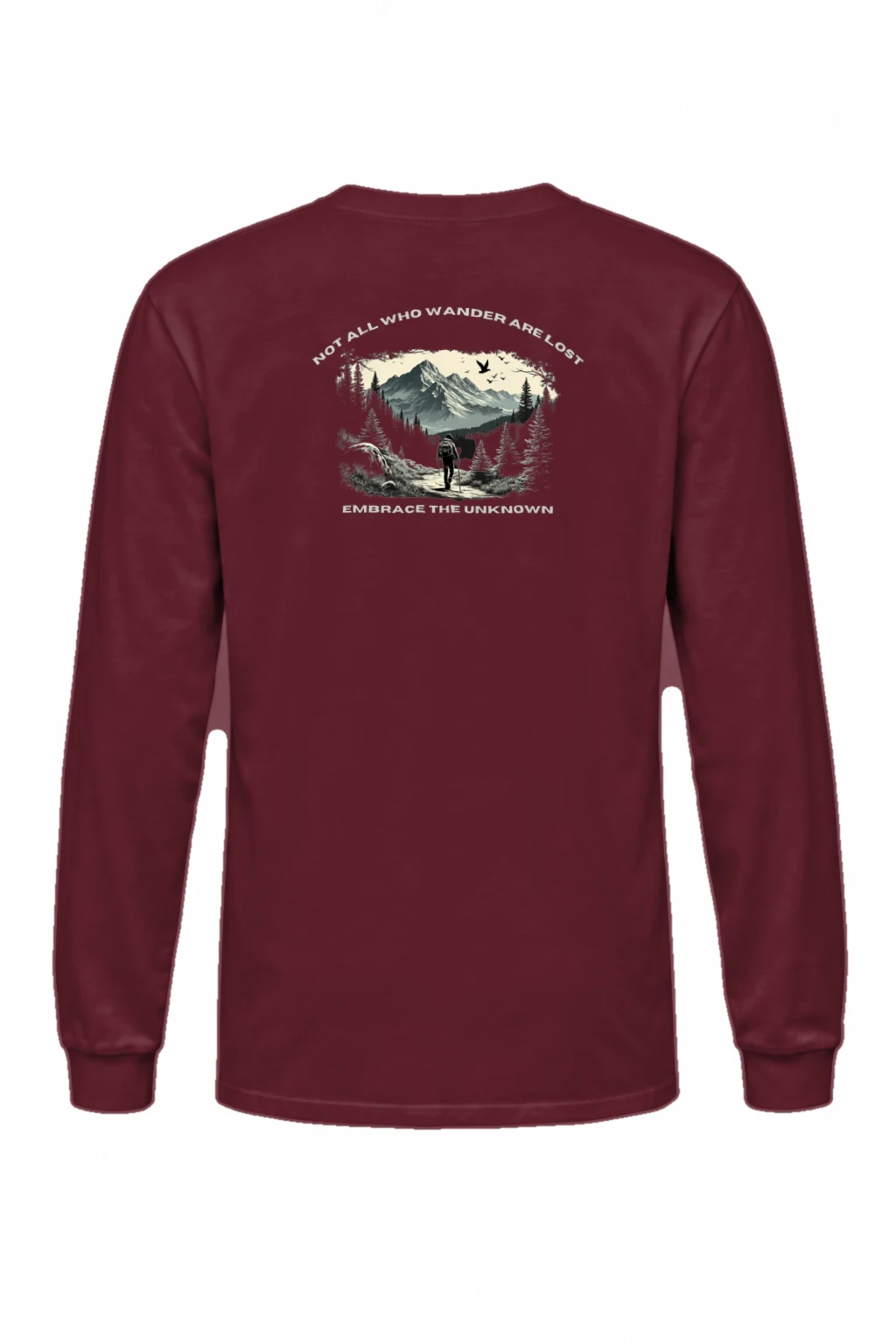 "Embrace The Unknown" Unisex Longsleeve T-shirt | Gildan 2400