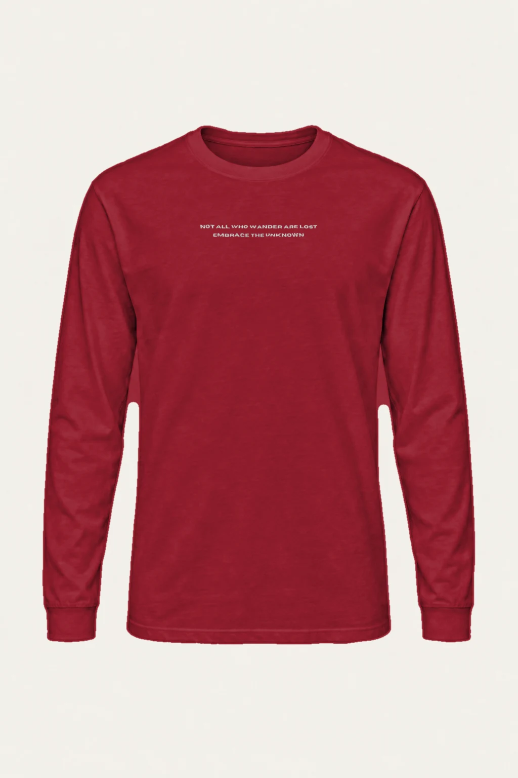 "Embrace The Unknown" Unisex Longsleeve T-shirt | Gildan 2400