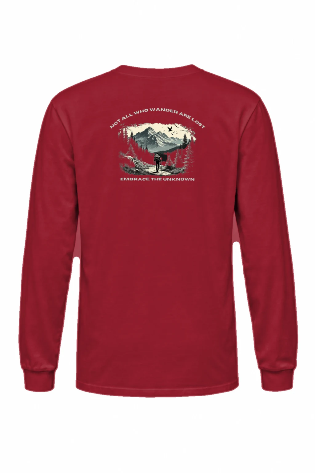 "Embrace The Unknown" Unisex Longsleeve T-shirt | Gildan 2400
