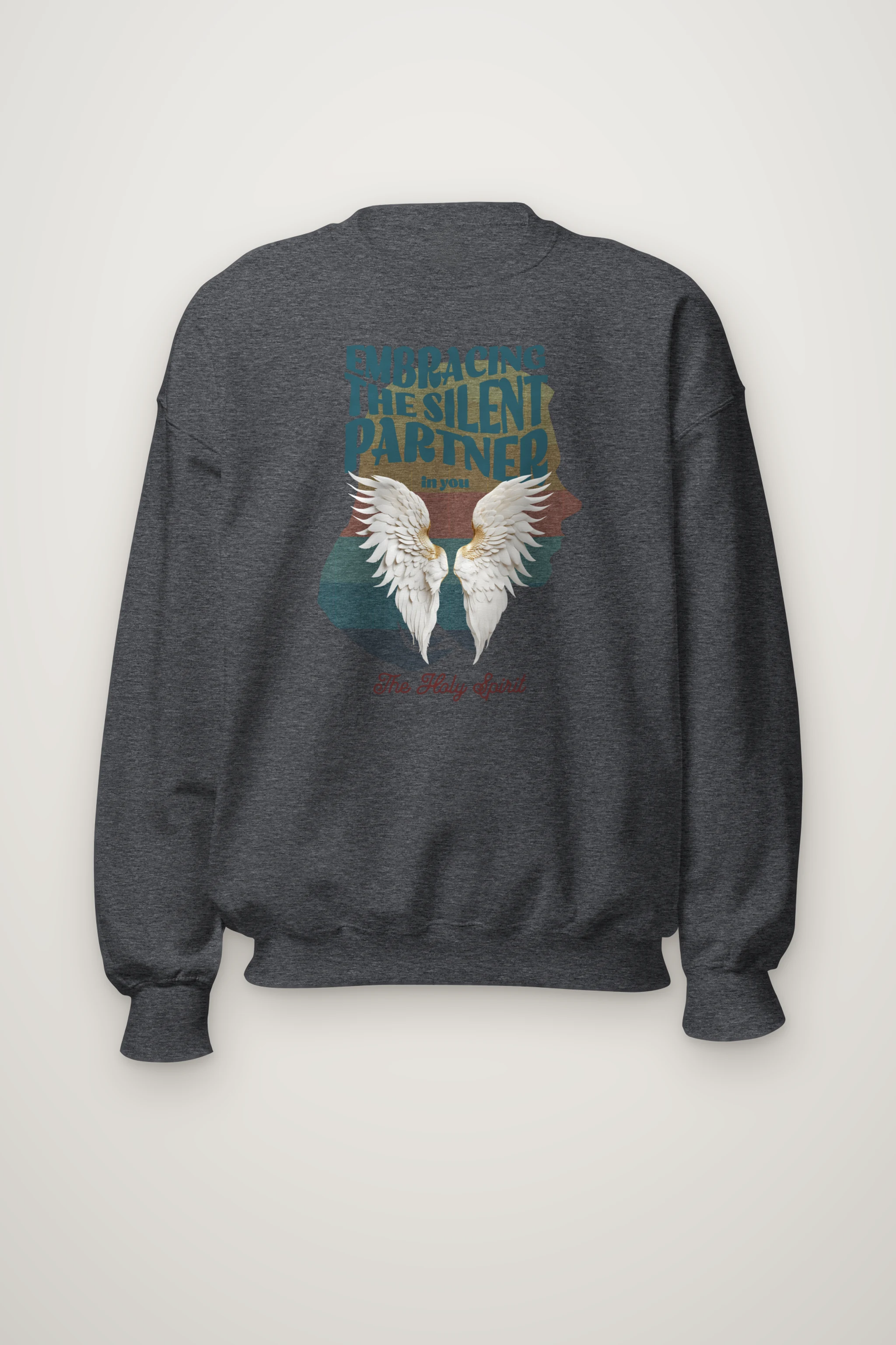 "Embracing The Silent Partner" Heavy Blend Unisex Crewneck Sweatshirt