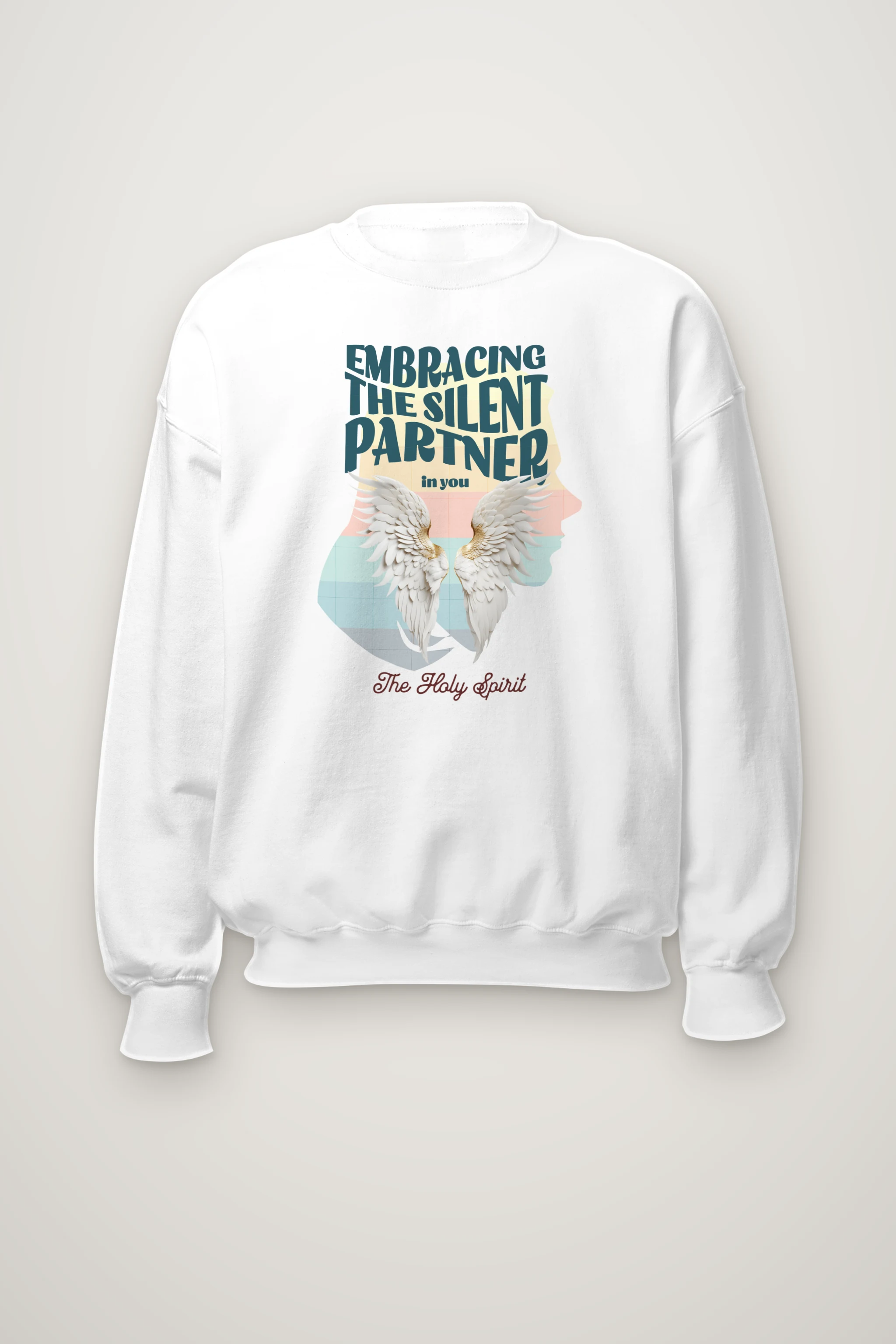 "Embracing The Silent Partner" Heavy Blend Unisex Crewneck Sweatshirt