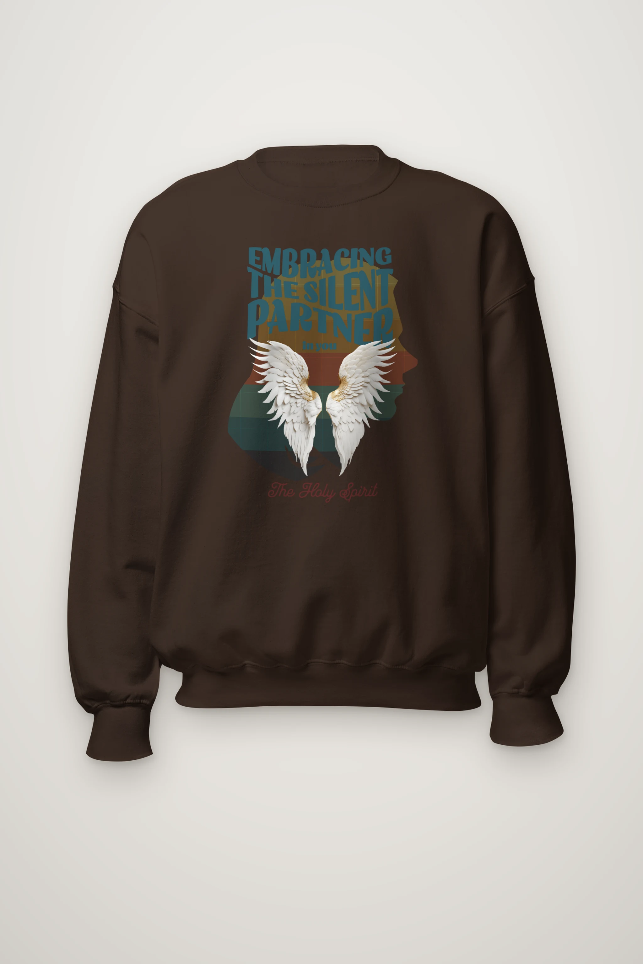 "Embracing The Silent Partner" Heavy Blend Unisex Crewneck Sweatshirt