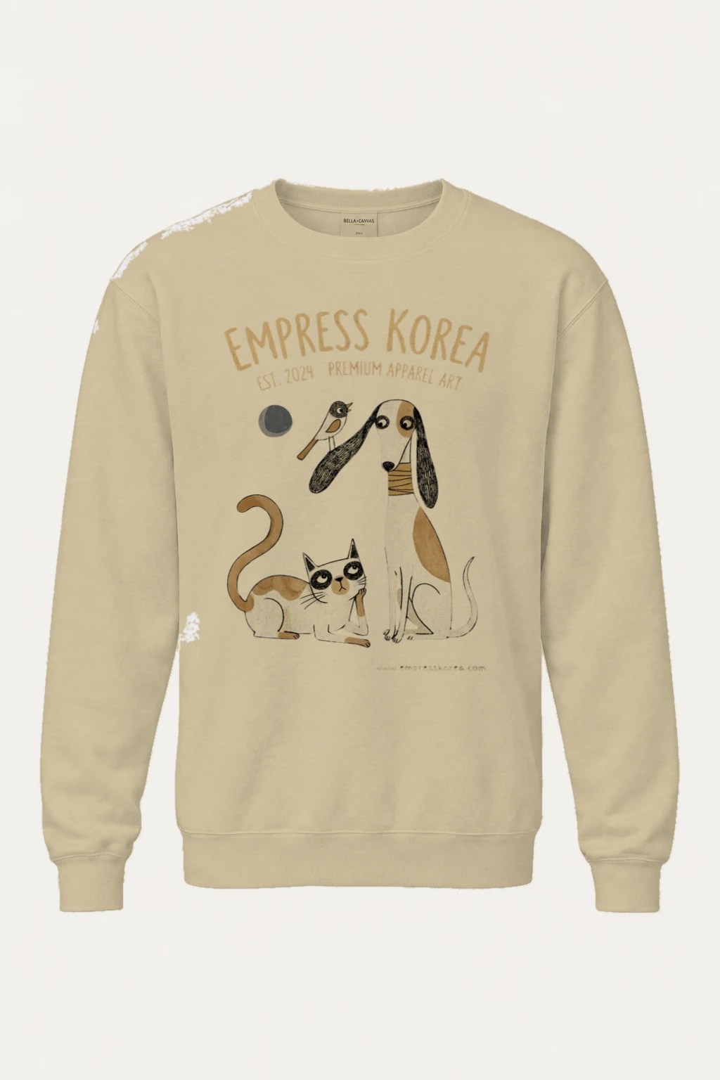"Empress Korea Animal Crew" Heavy Blend Unisex Crewneck Sweatshirt | Gildan 18000