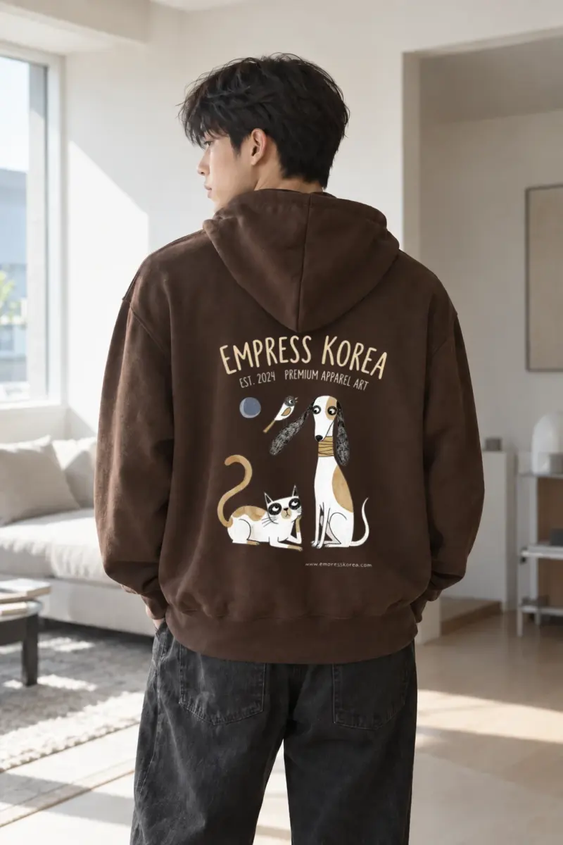 "Empress Korea Menagerie" Heavy Blend Unisex Pullover Hoodie | Gildan 18500