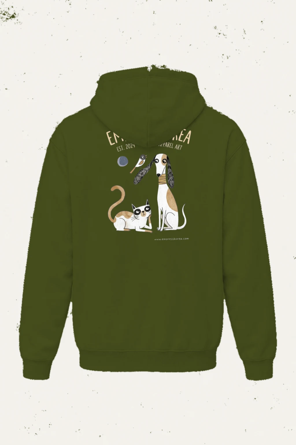 "Empress Korea Menagerie" Heavy Blend Unisex Pullover Hoodie | Gildan 18500