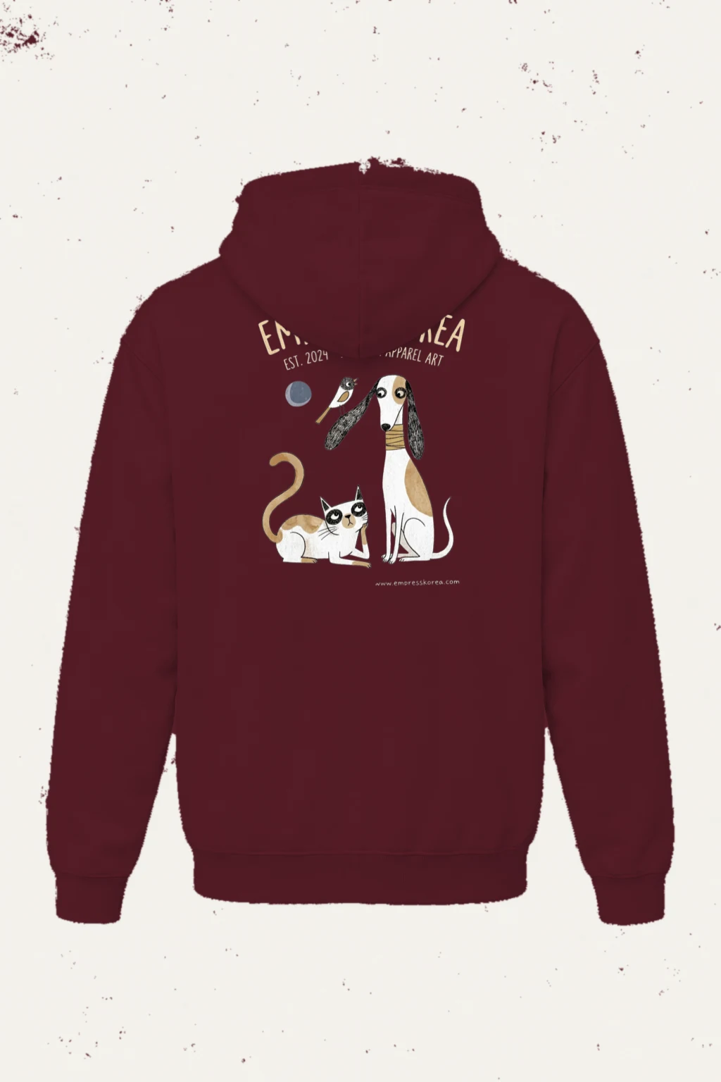 "Empress Korea Menagerie" Heavy Blend Unisex Pullover Hoodie | Gildan 18500