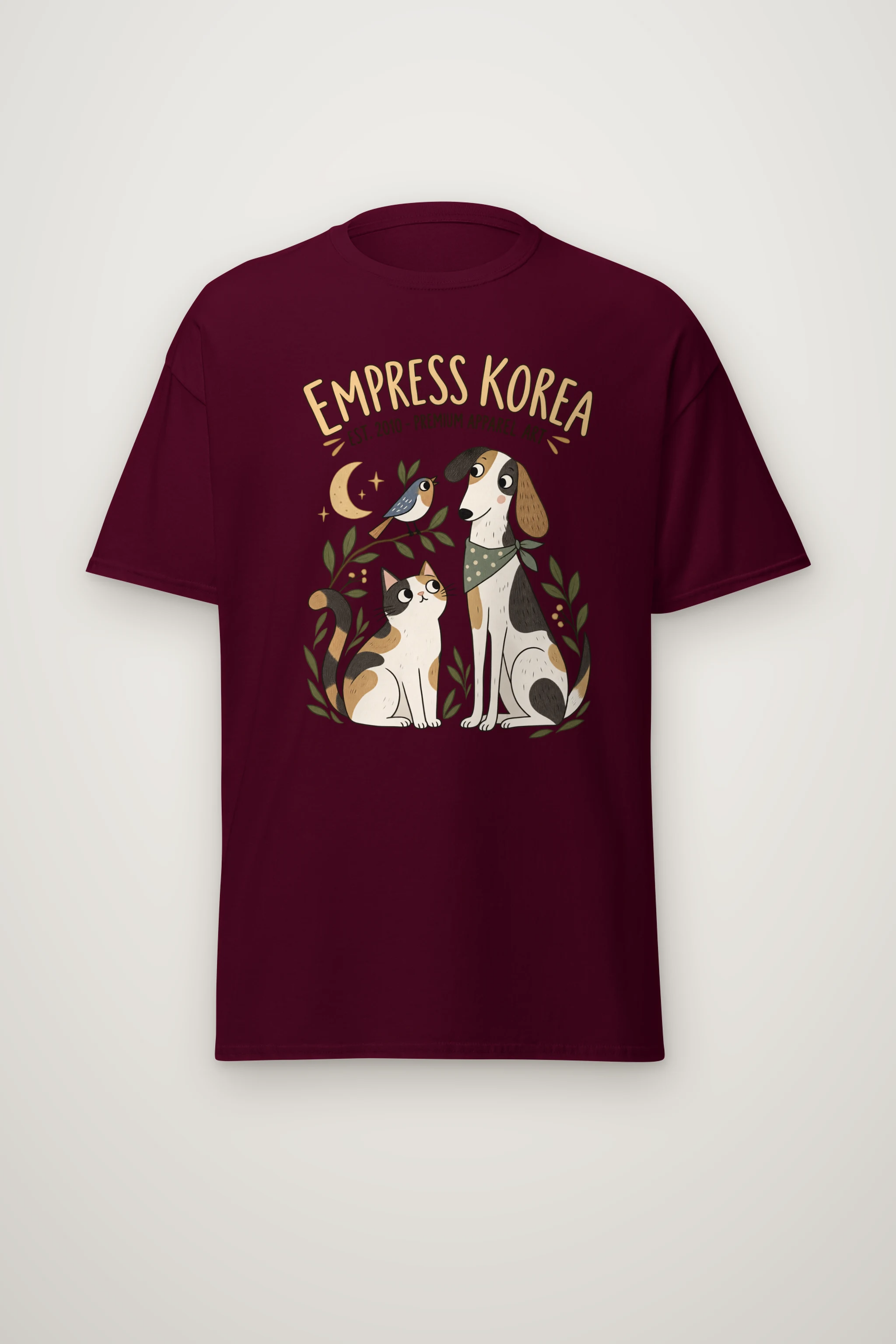 "Empress Korea Pets" Heavyweight Unisex Crewneck T-shirt