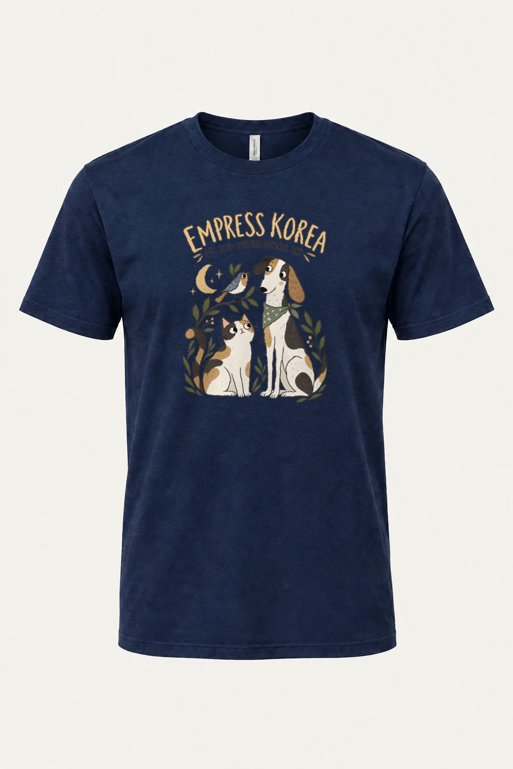"Empress Korea Pets" Heavyweight Unisex Crewneck T-shirt | Gildan 5000