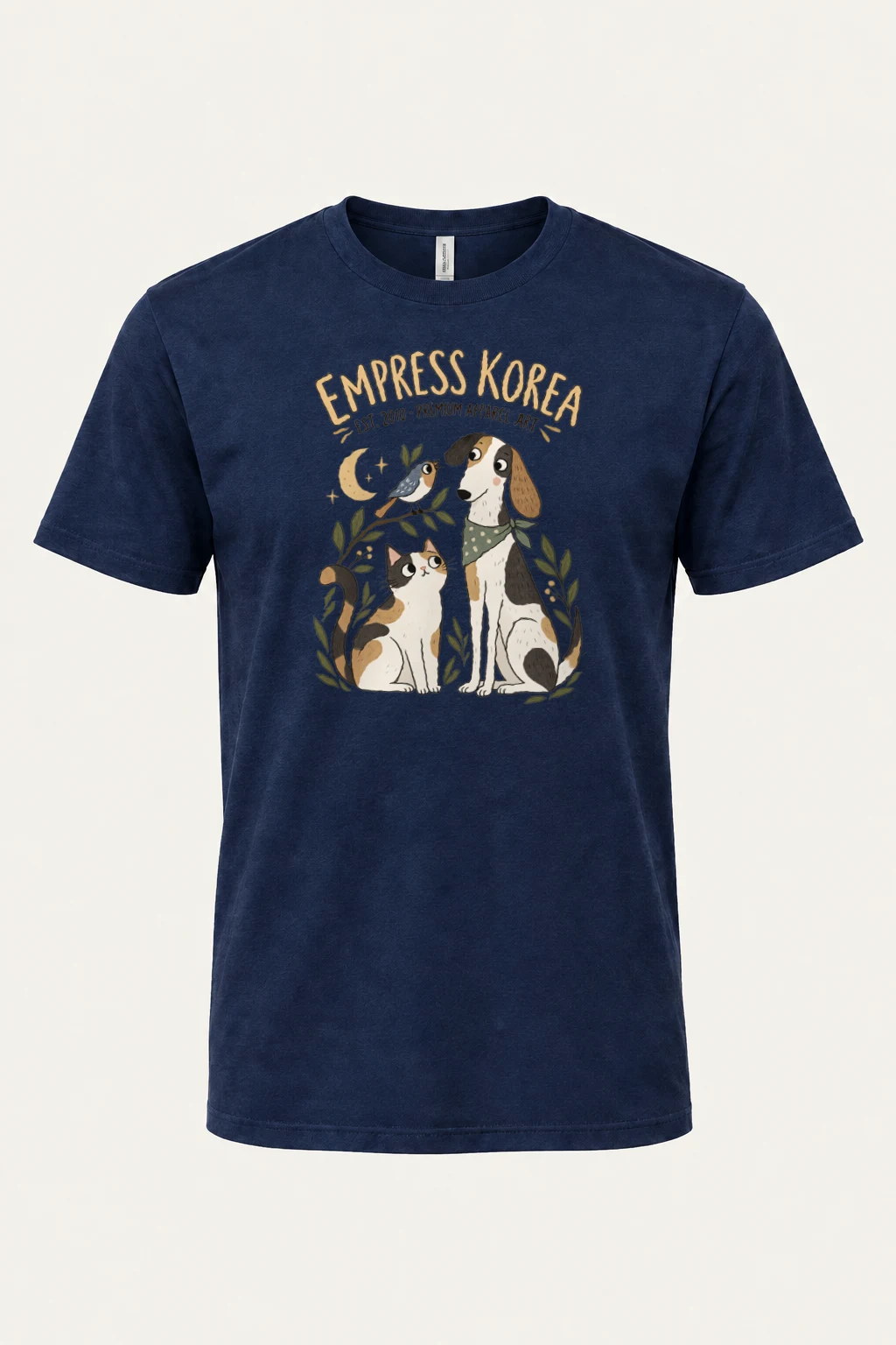 "Empress Korea Pets" Heavyweight Unisex Crewneck T-shirt | Gildan 5000