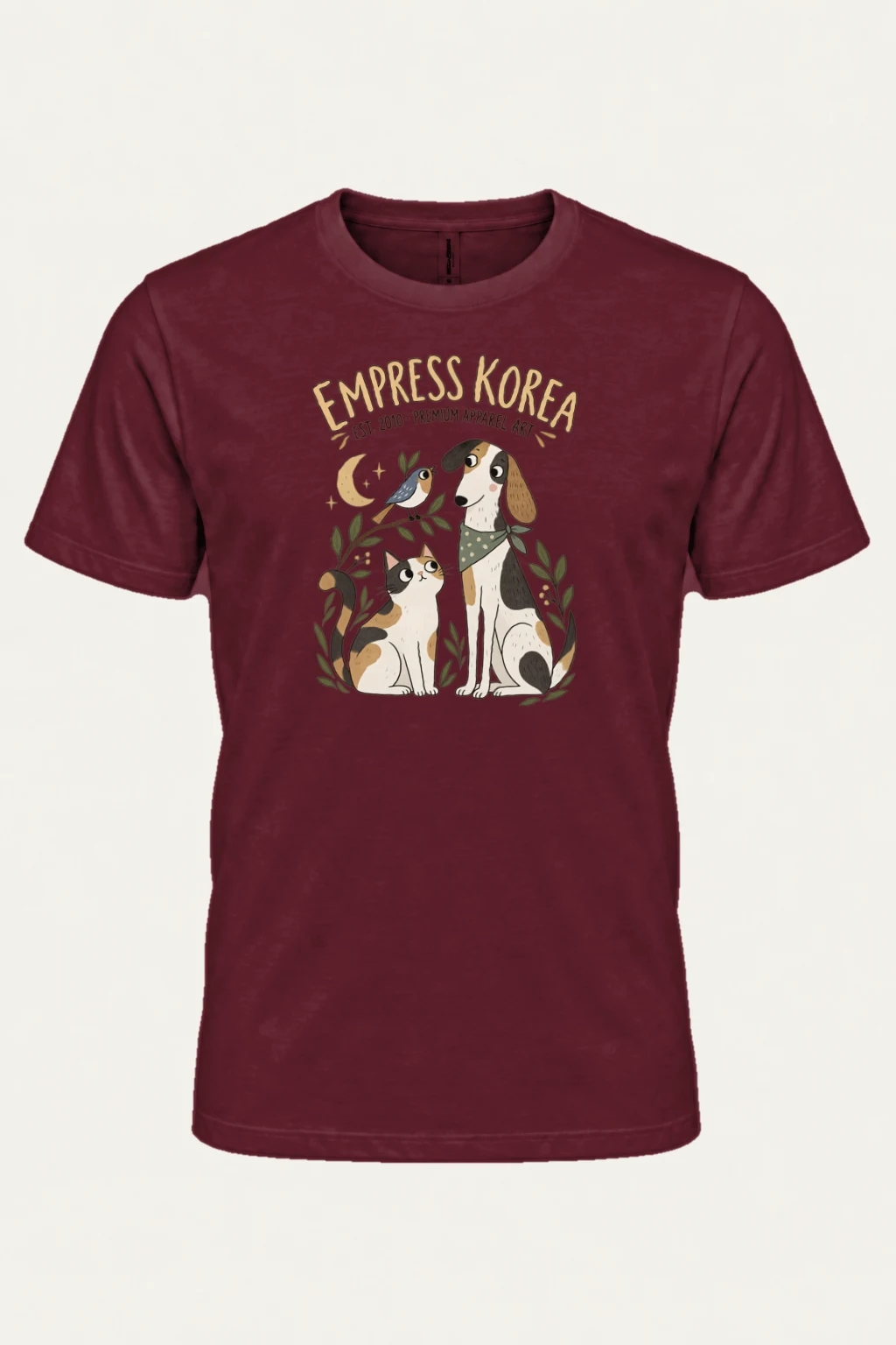 "Empress Korea Pets" Heavyweight Unisex Crewneck T-shirt | Gildan 5000