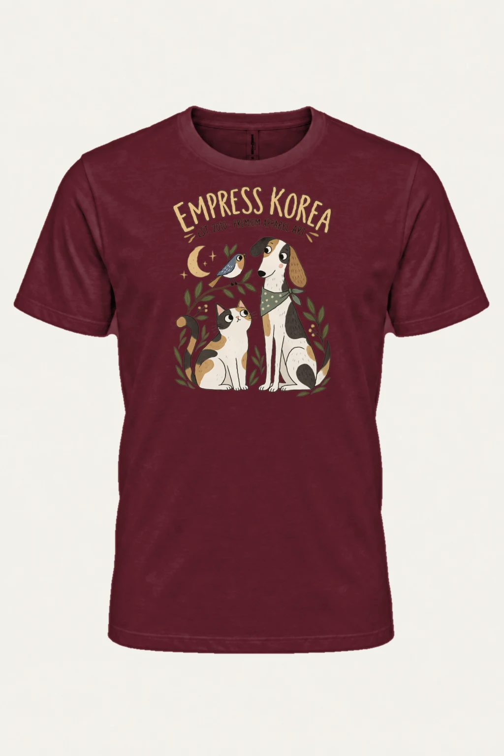 "Empress Korea Pets" Heavyweight Unisex Crewneck T-shirt | Gildan 5000