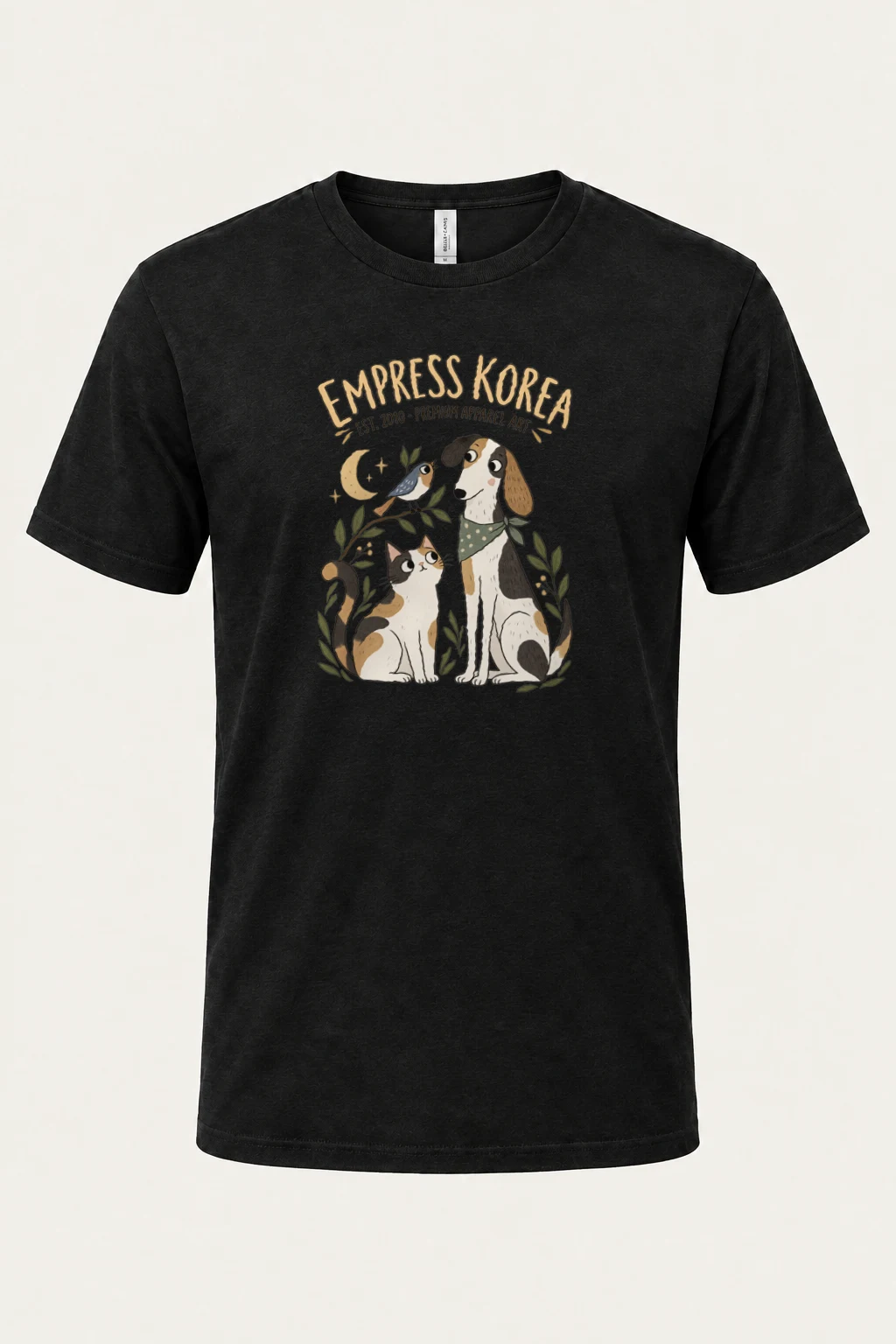 "Empress Korea Pets" Heavyweight Unisex Crewneck T-shirt | Gildan 5000