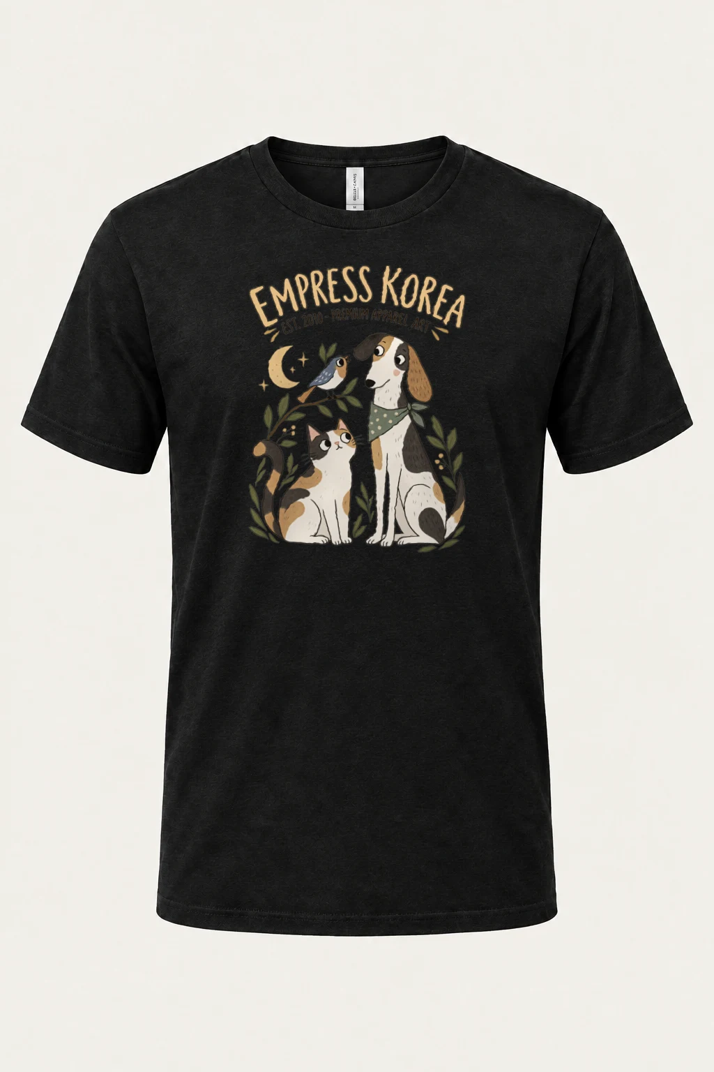 "Empress Korea Pets" Heavyweight Unisex Crewneck T-shirt | Gildan 5000