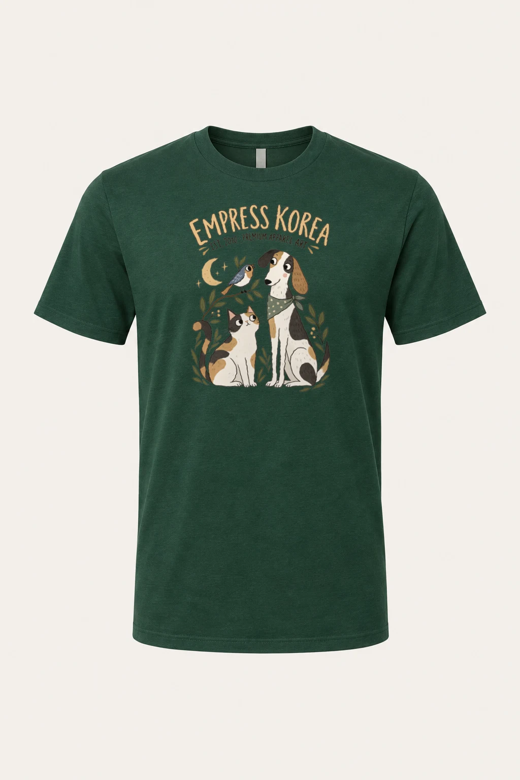 "Empress Korea Pets" Heavyweight Unisex Crewneck T-shirt | Gildan 5000