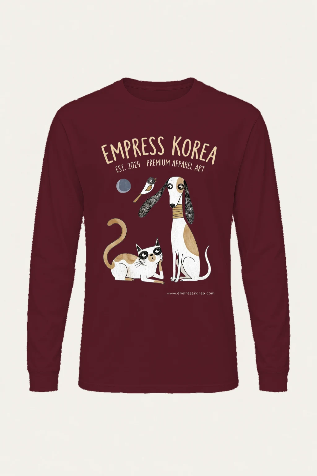"Empress Korea Pets" Unisex Longsleeve T-shirt | Gildan 2400