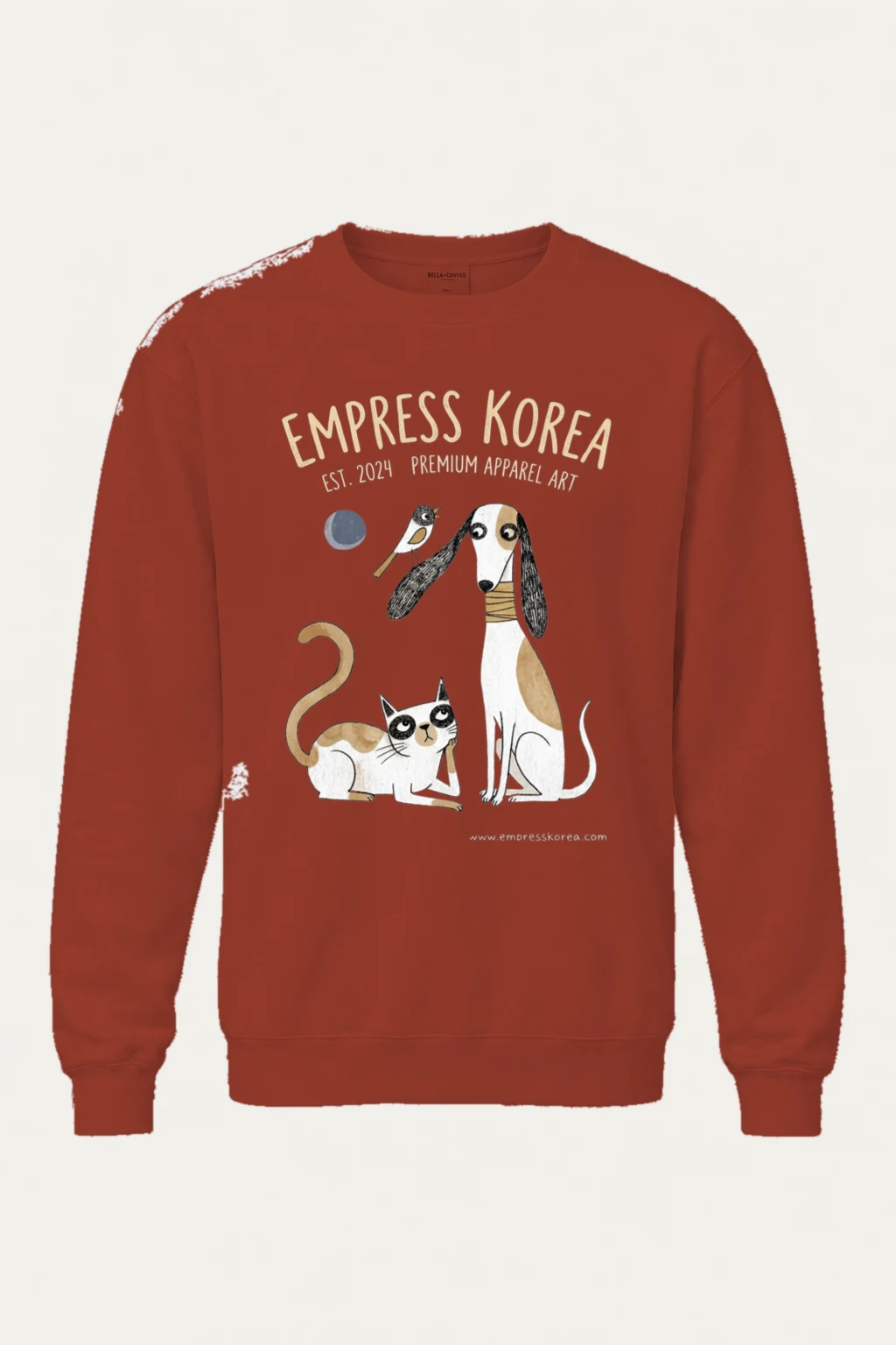 "Empress Korea Pets" Unisex Sponge Fleece Crewneck Sweatshirt | Bella + Canvas 3901