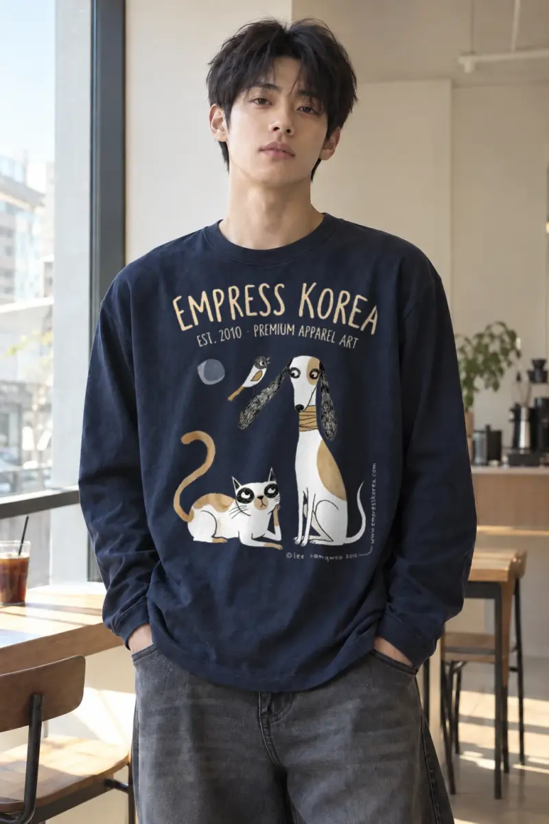 “Empress Korea” Unisex Longsleeve T-shirt | Gildan 2400
