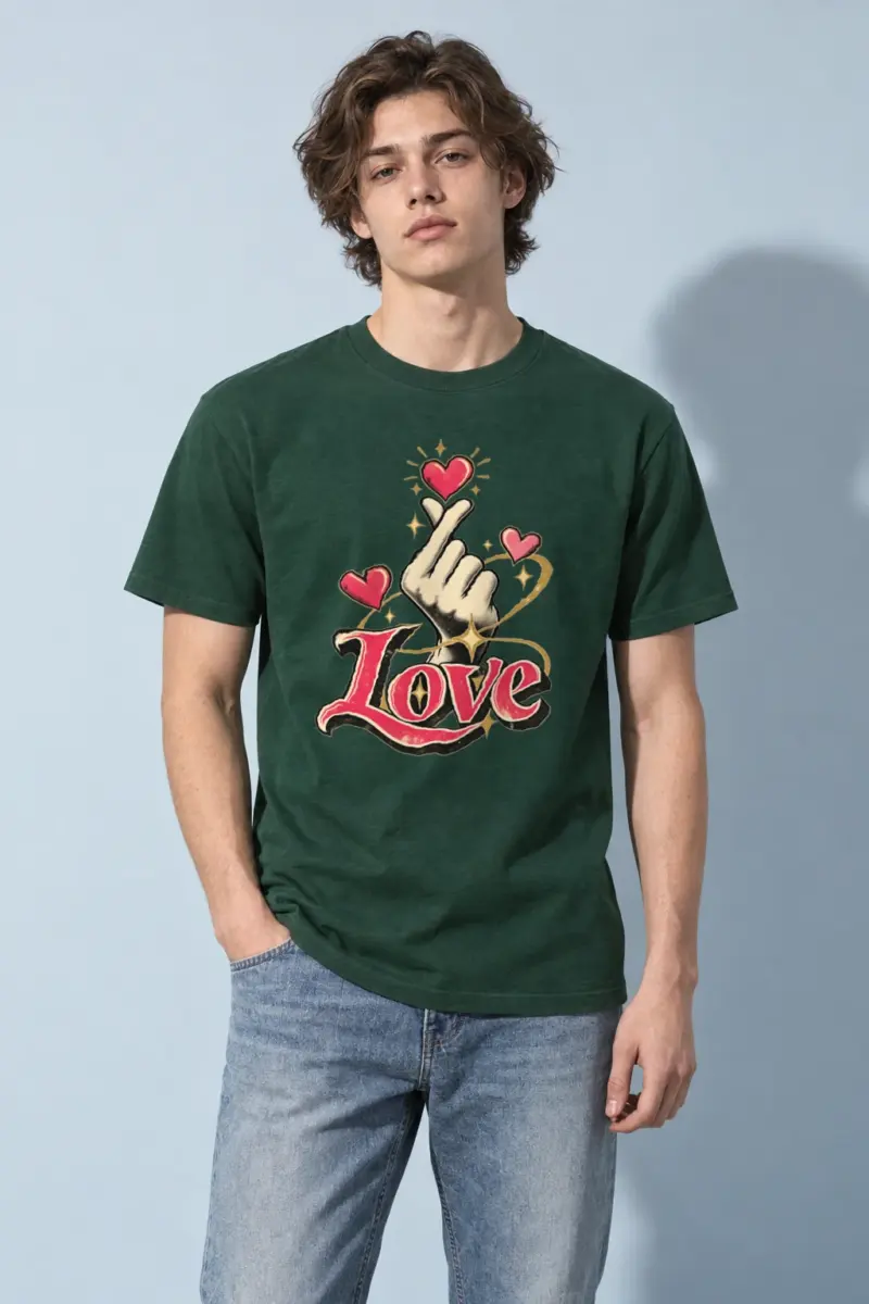 "Endless Love" Heavyweight Unisex Crewneck T-shirt