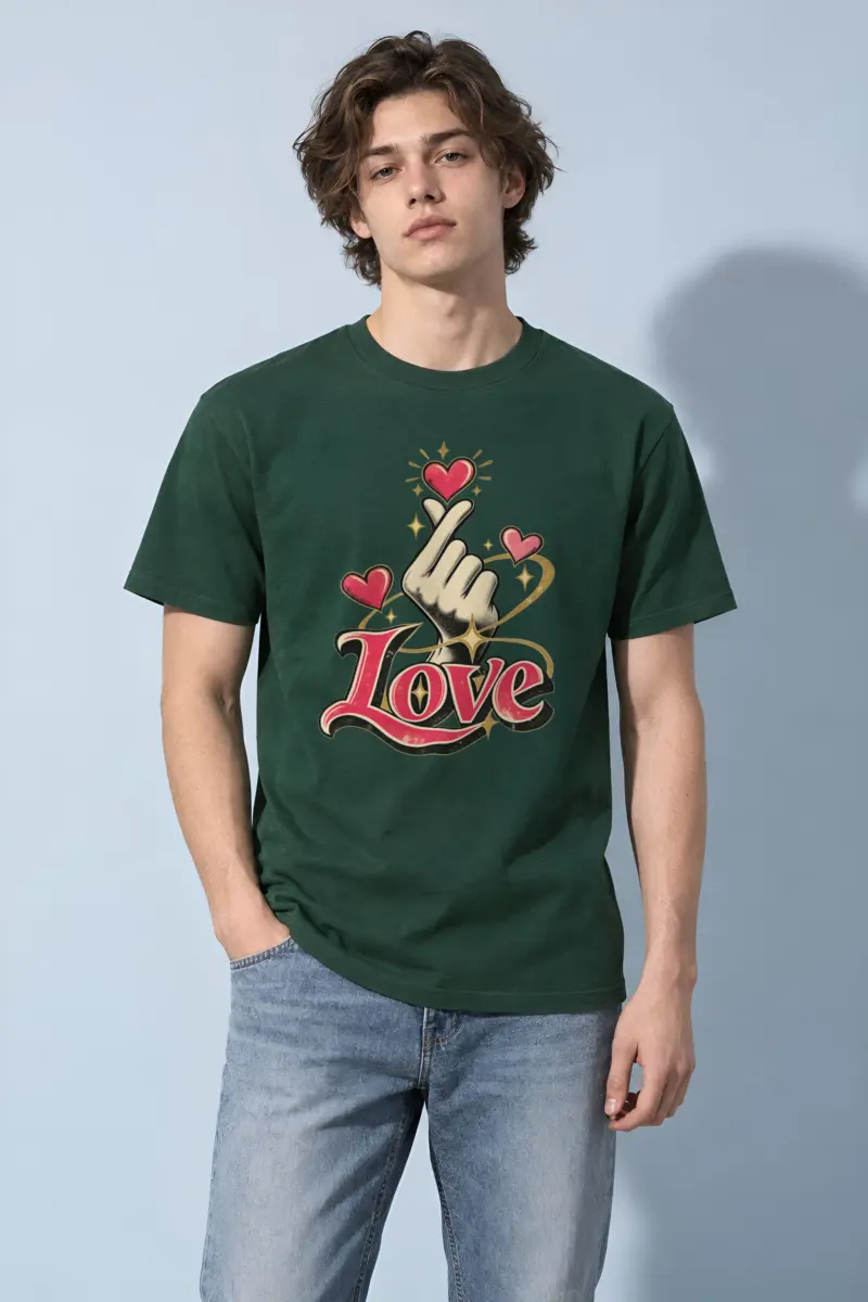 "Endless Love" Heavyweight Unisex Crewneck T-shirt