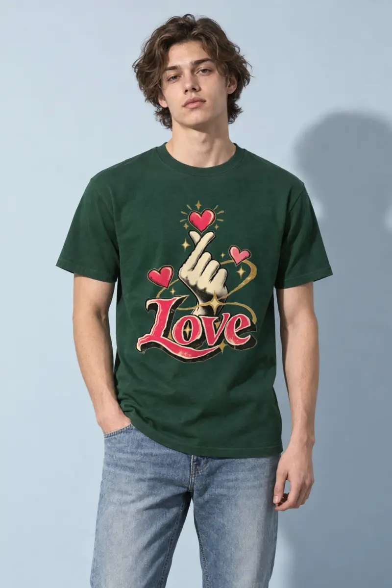 "Endless Love" Heavyweight Unisex Crewneck T-shirt | Gildan 5000