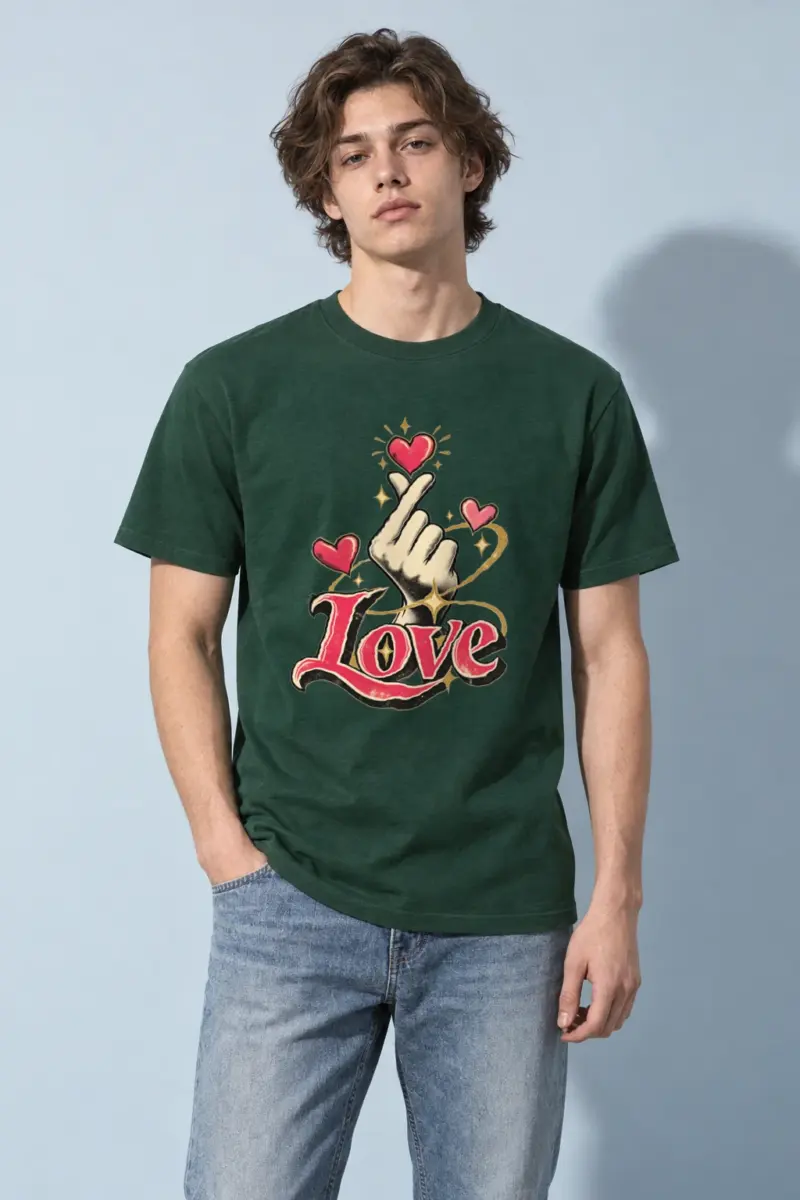 "Endless Love" Heavyweight Unisex Crewneck T-shirt