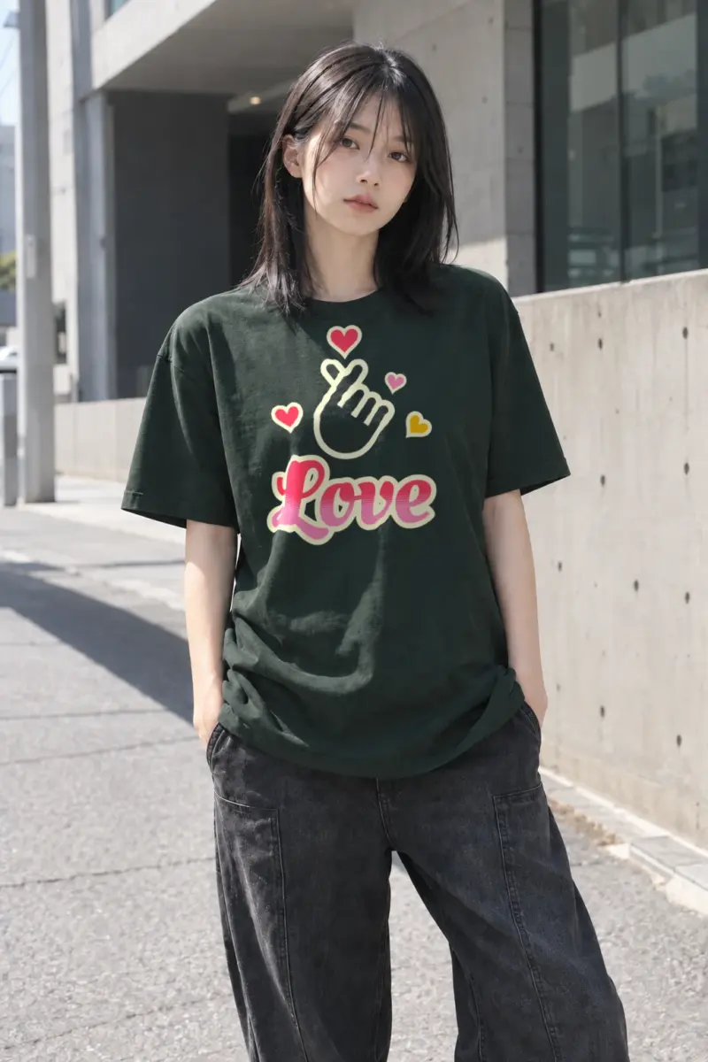 "Endless Love" Heavyweight Unisex Crewneck T-shirt | Gildan 5000
