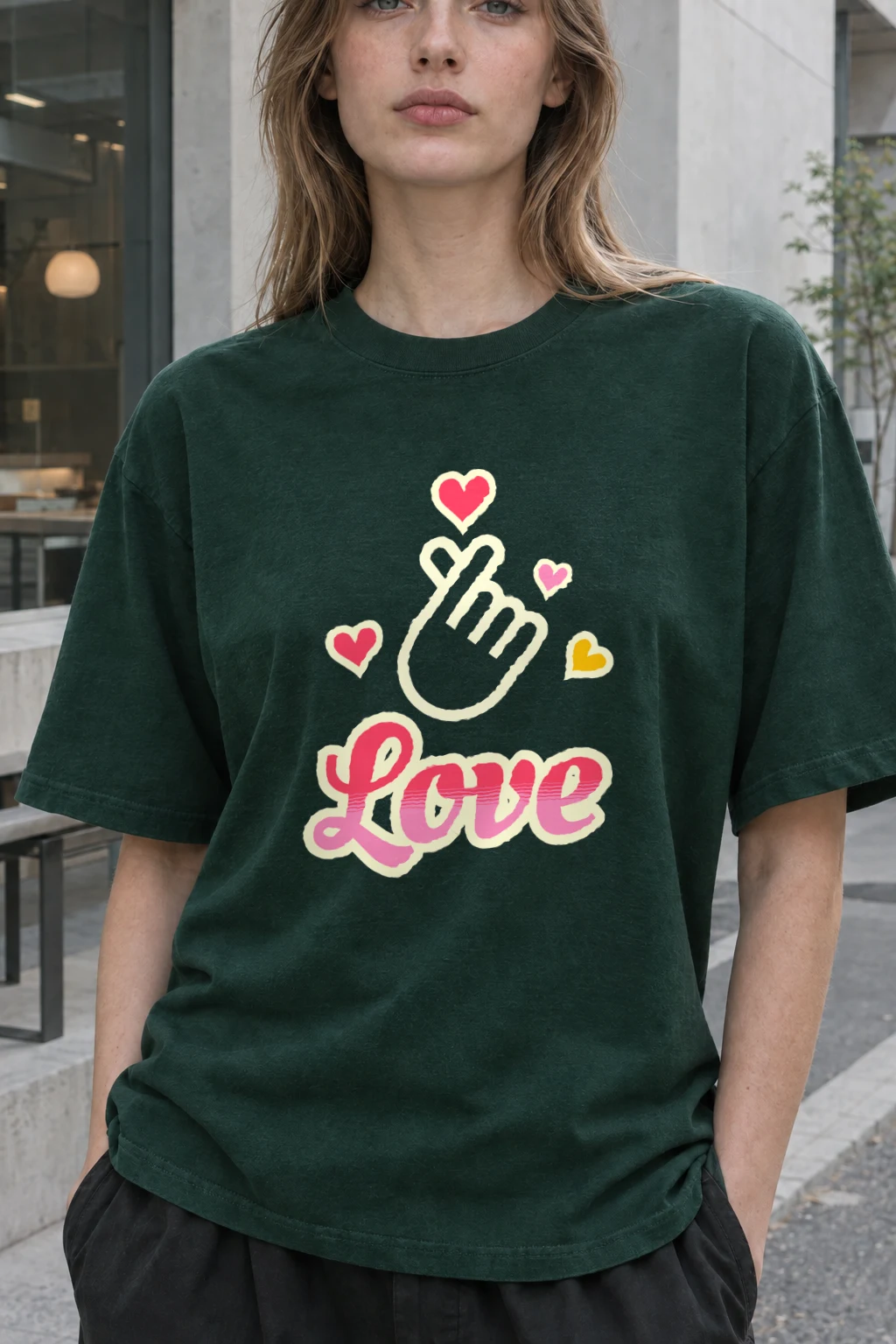 "Endless Love" Heavyweight Unisex Crewneck T-shirt | Gildan 5000