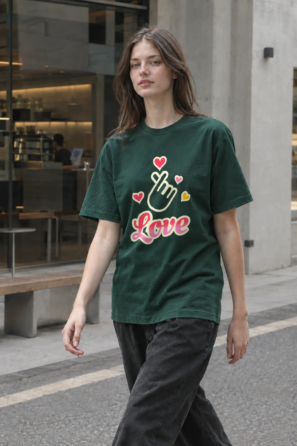"Endless Love" Heavyweight Unisex Crewneck T-shirt | Gildan 5000