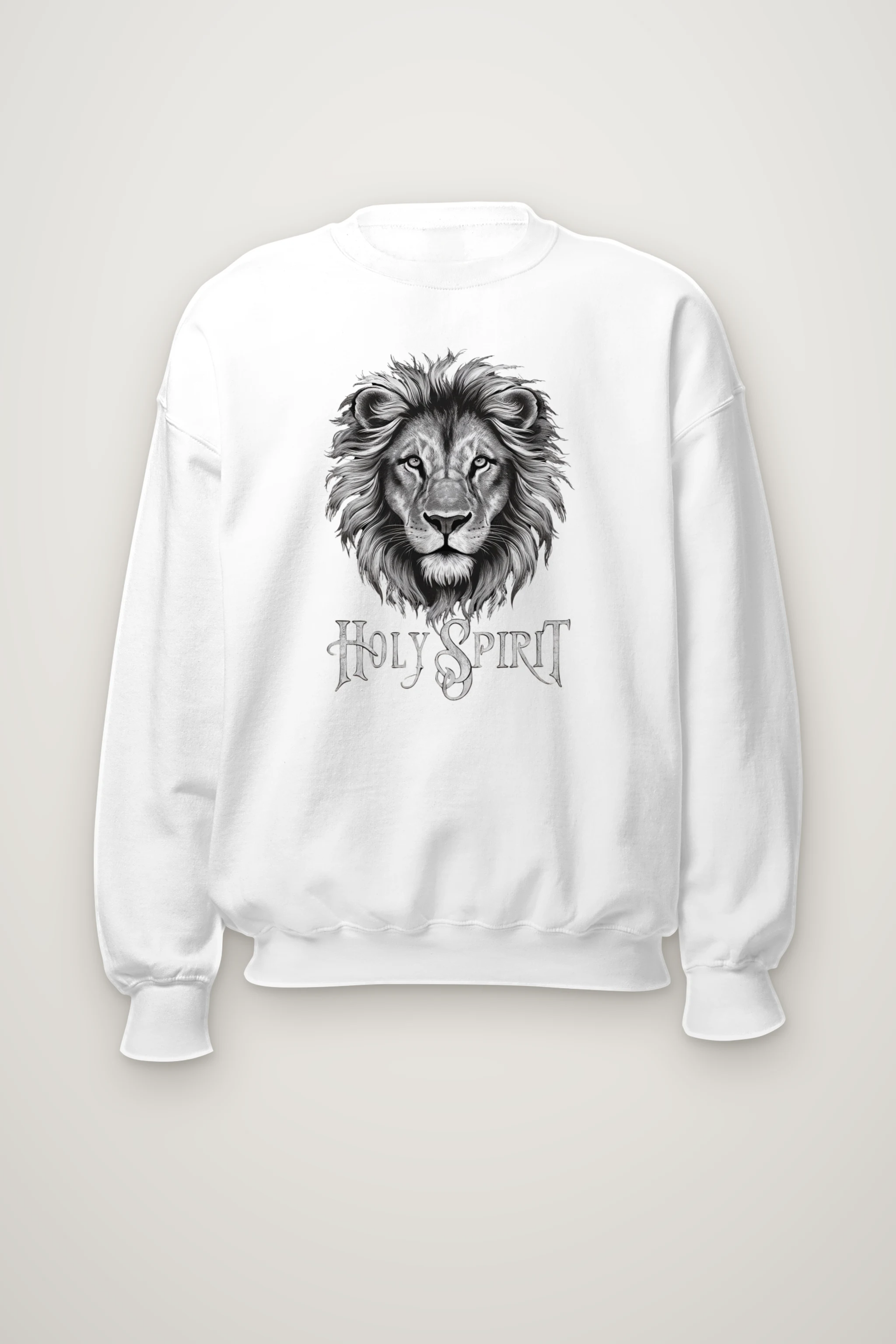 "Engraved Lion Crest" Heavy Blend Unisex Crewneck Sweatshirt
