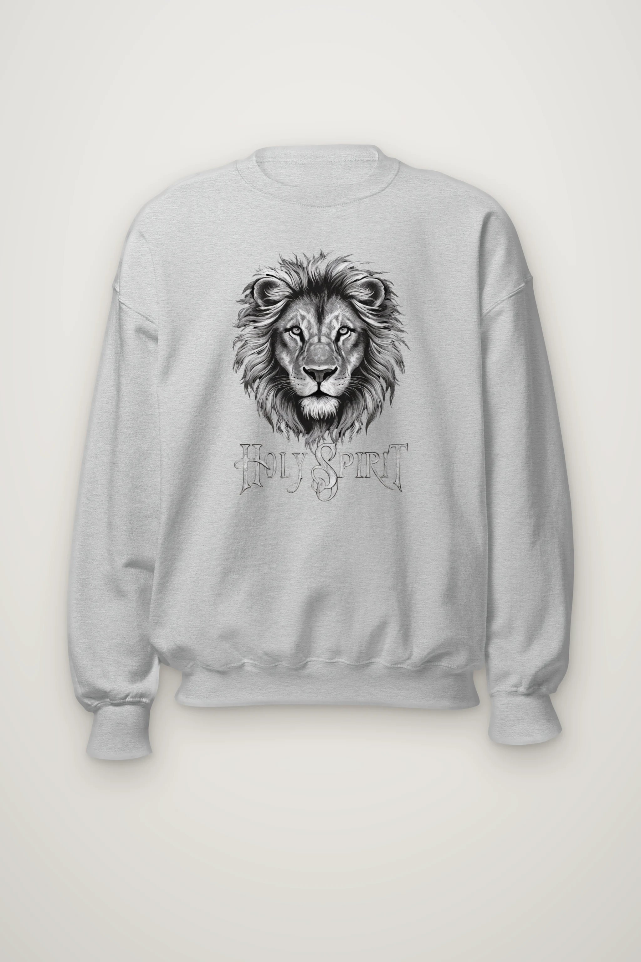 "Engraved Lion Crest" Heavy Blend Unisex Crewneck Sweatshirt