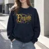 "Elegante Gold Script" Heavy Blend Unisex Crewneck Sweatshirt | Gildan 18000