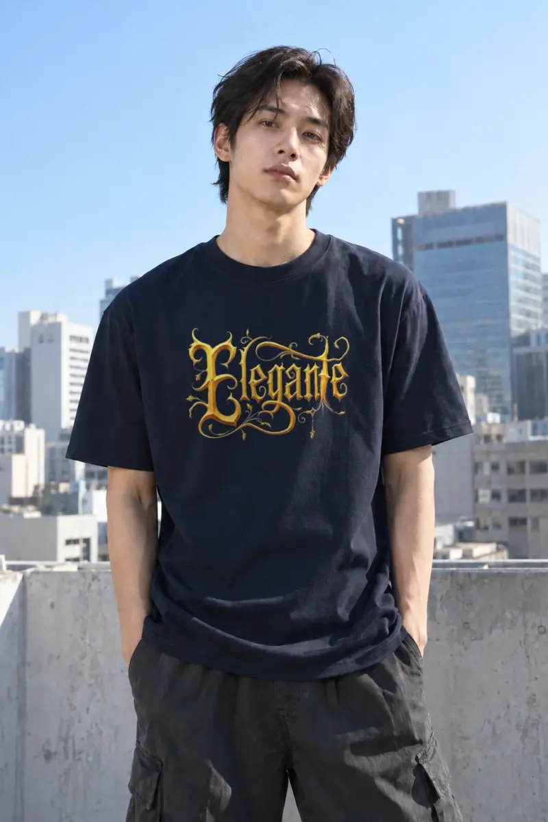 "Enigma Blackletter" Heavyweight Unisex Crewneck T-shirt | Gildan 5000