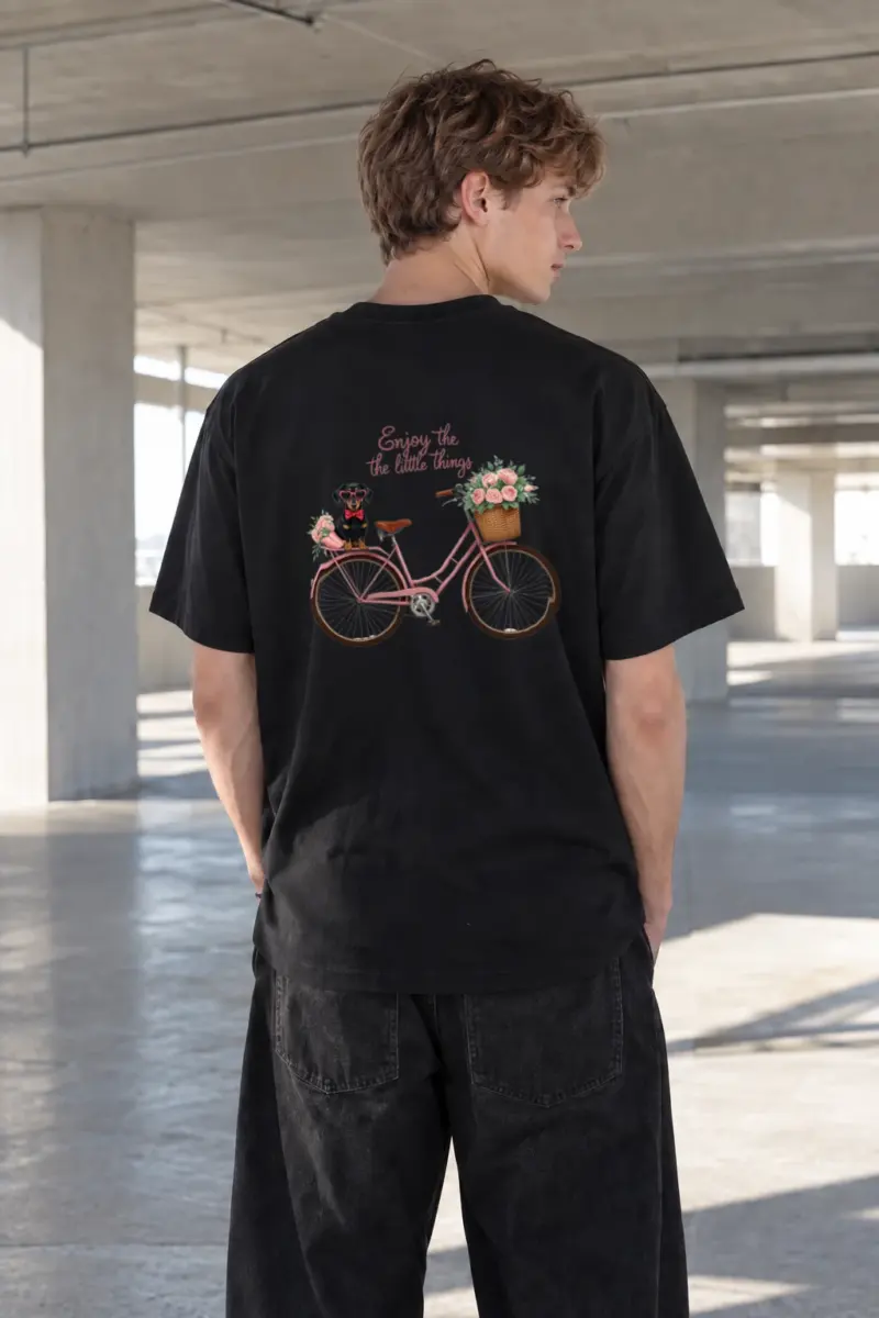 "Enjoy The Little Things" Heavyweight Unisex Crewneck T-shirt | Gildan 5000
