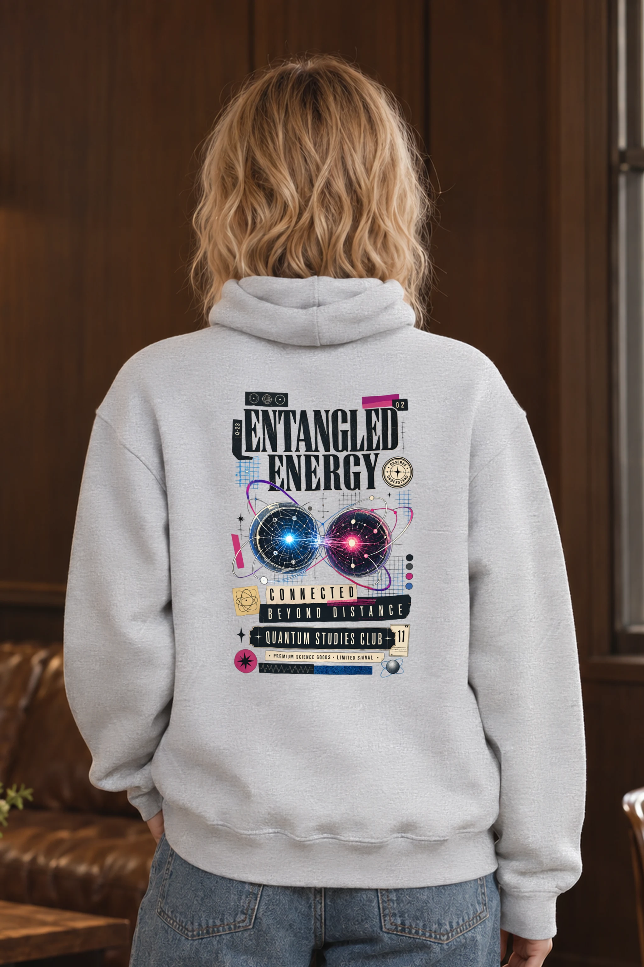 "Entangled Energy" Heavy Blend Unisex Pullover Hoodie