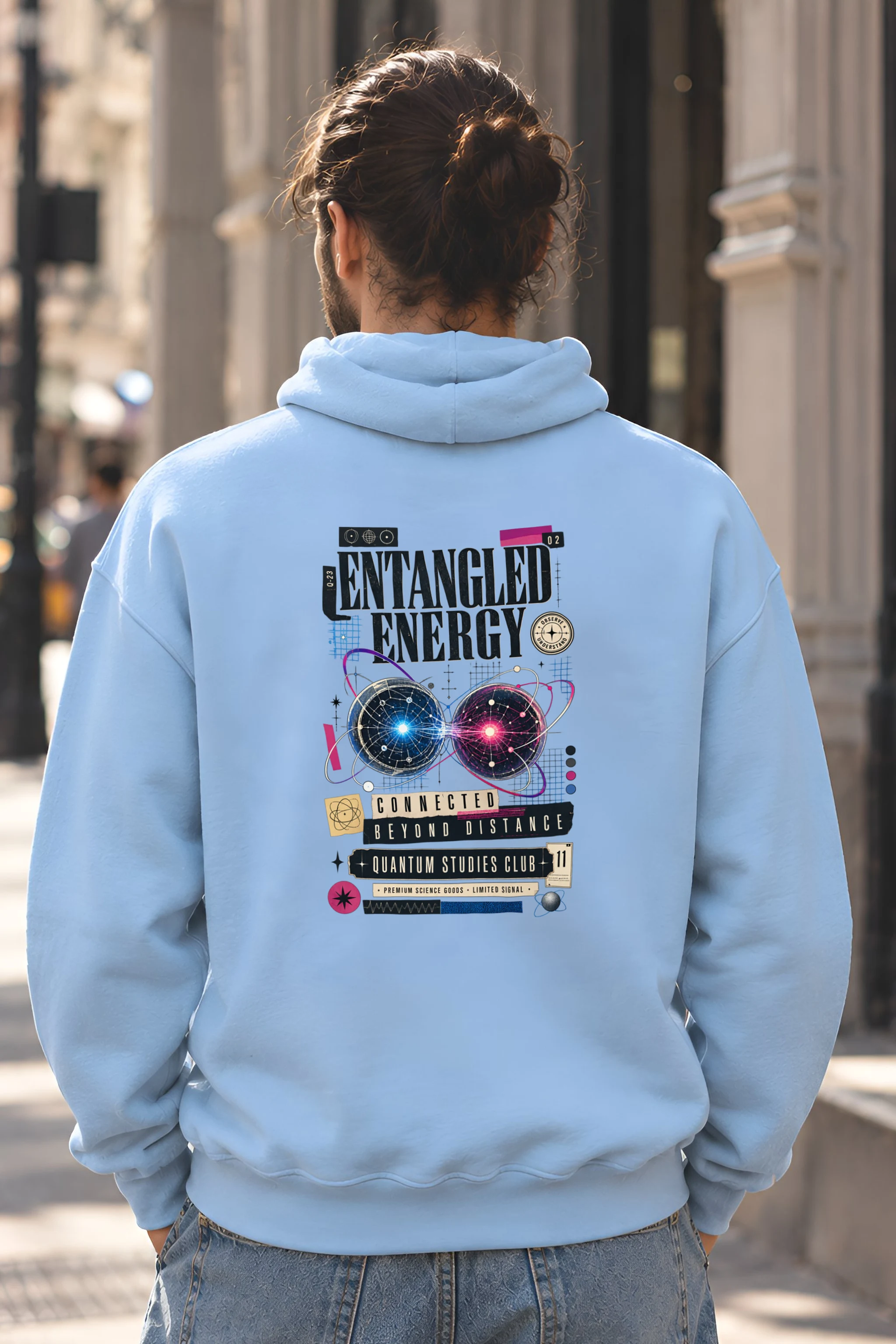 "Entangled Energy" Heavy Blend Unisex Pullover Hoodie
