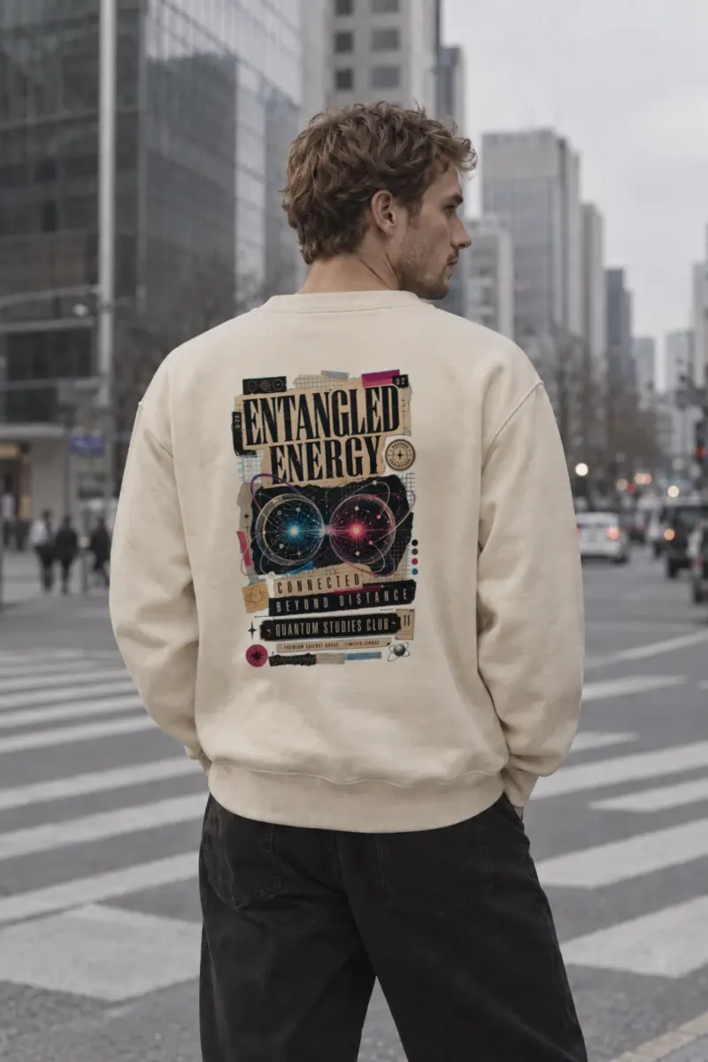 "Entangled Energy" Unisex Sponge Fleece Crewneck Sweatshirt | Bella + Canvas 3901