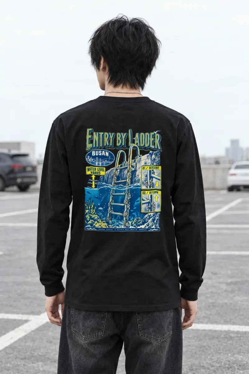 "Entry by Ladder Busan" Unisex Longsleeve T-shirt