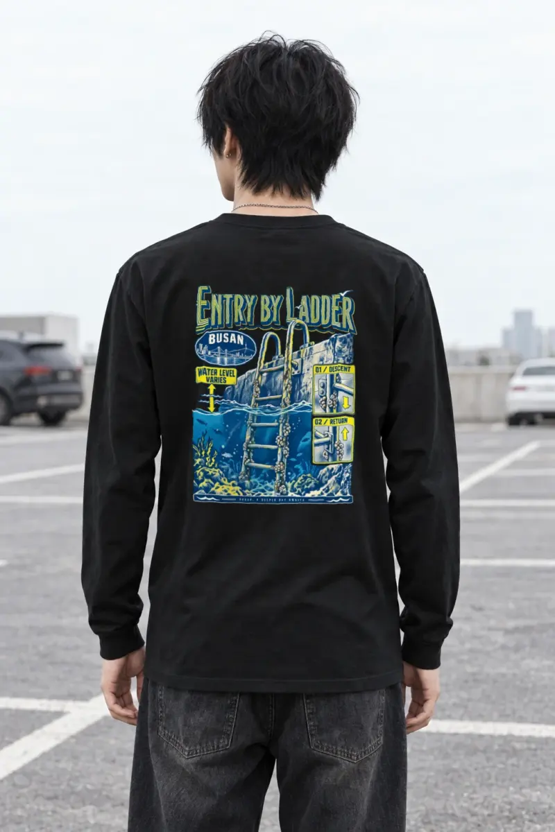 "Entry by Ladder Busan" Unisex Longsleeve T-shirt