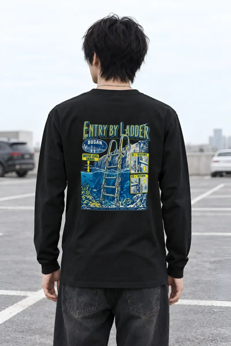 "Entry by Ladder Busan" Unisex Longsleeve T-shirt