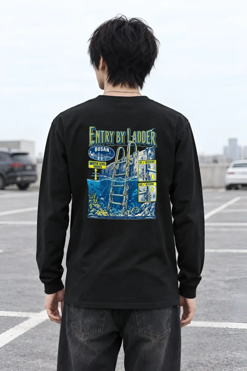 "Entry by Ladder Busan" Unisex Longsleeve T-shirt
